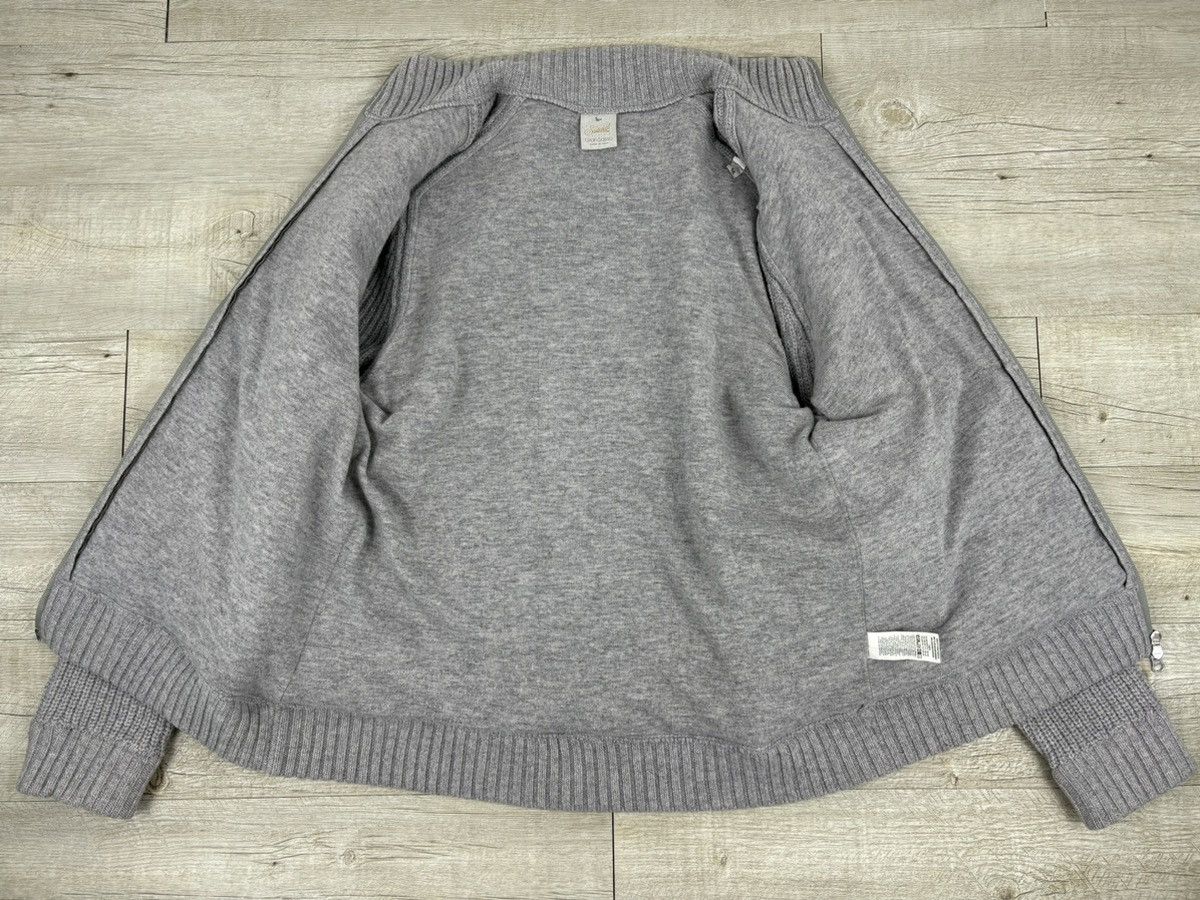Gran Sasso Rare Sartorial Gran Sasso Knit Wool-Cashmere Down Jacket Full-Zip Cardigan Bomber Size US XL / EU 56 / 4 - 6 Thumbnail