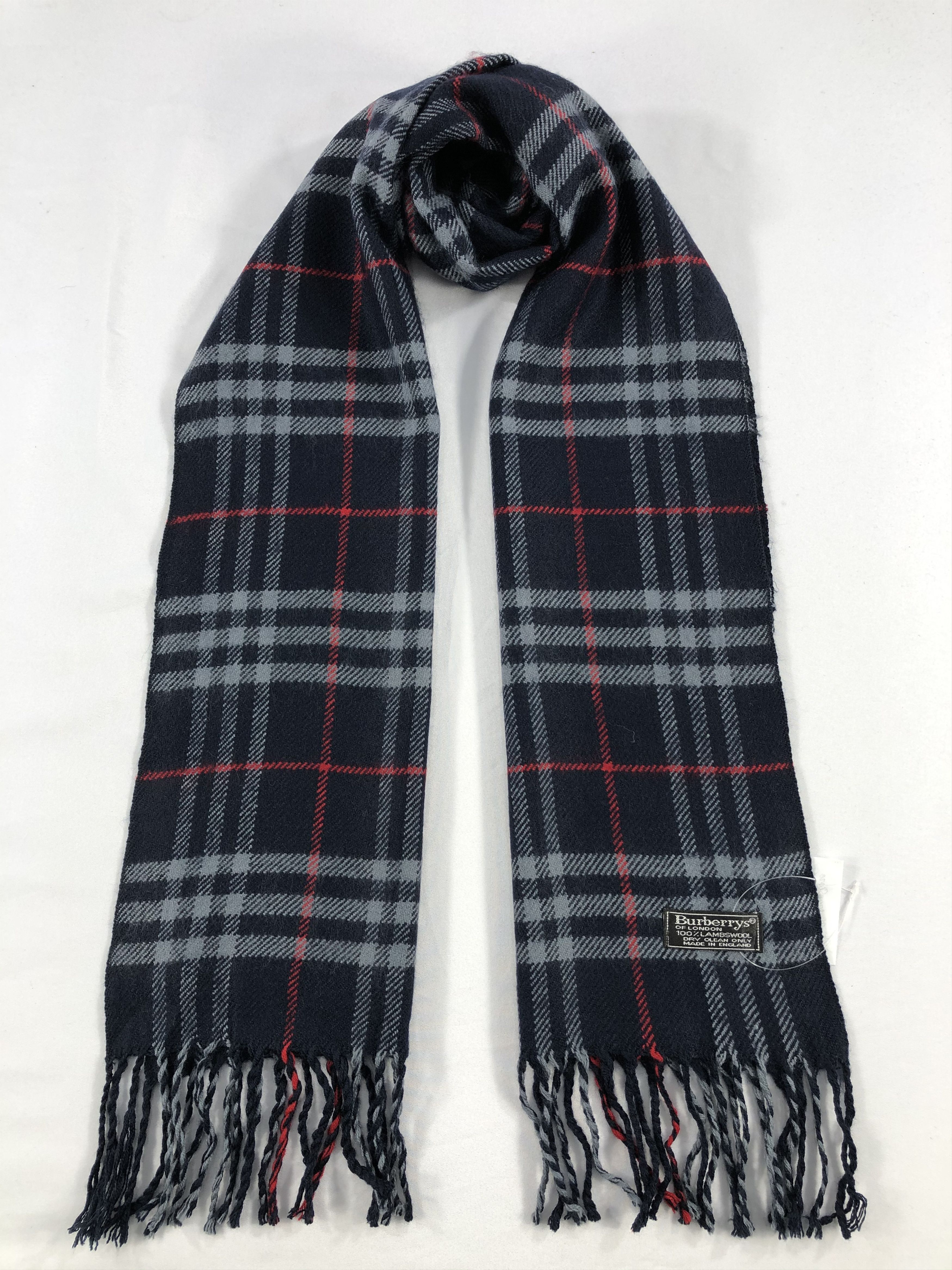 Burberry Vintage Burberry Scarf/Muffler/Neckwear MF1772 Size ONE SIZE - 1 Thumbnail
