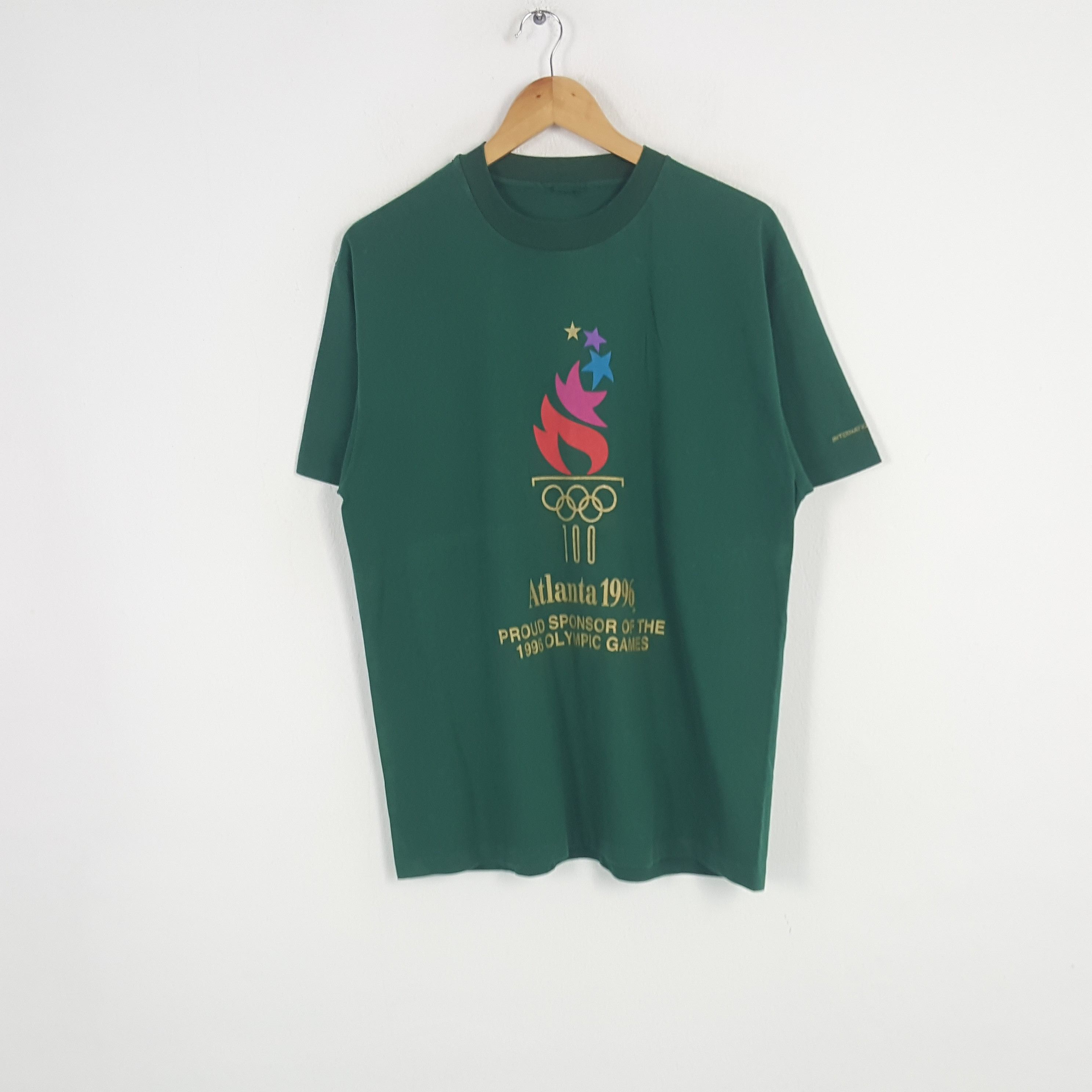 USA Olympics × Vintage Vintage Olympic Atlanta 1996 Sport Style Tshirt Size US L / EU 52-54 / 3 - 1 Thumbnail