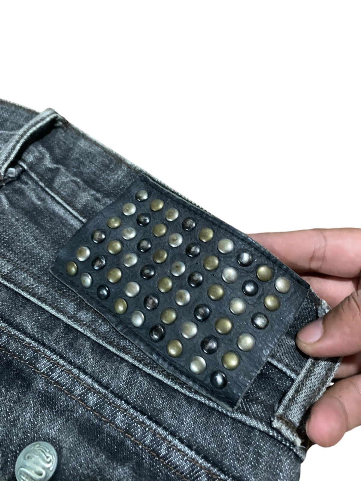 If Six Was Nine Schlussel leather laces pocket bootcut jeans Size US 29 - 11 Thumbnail