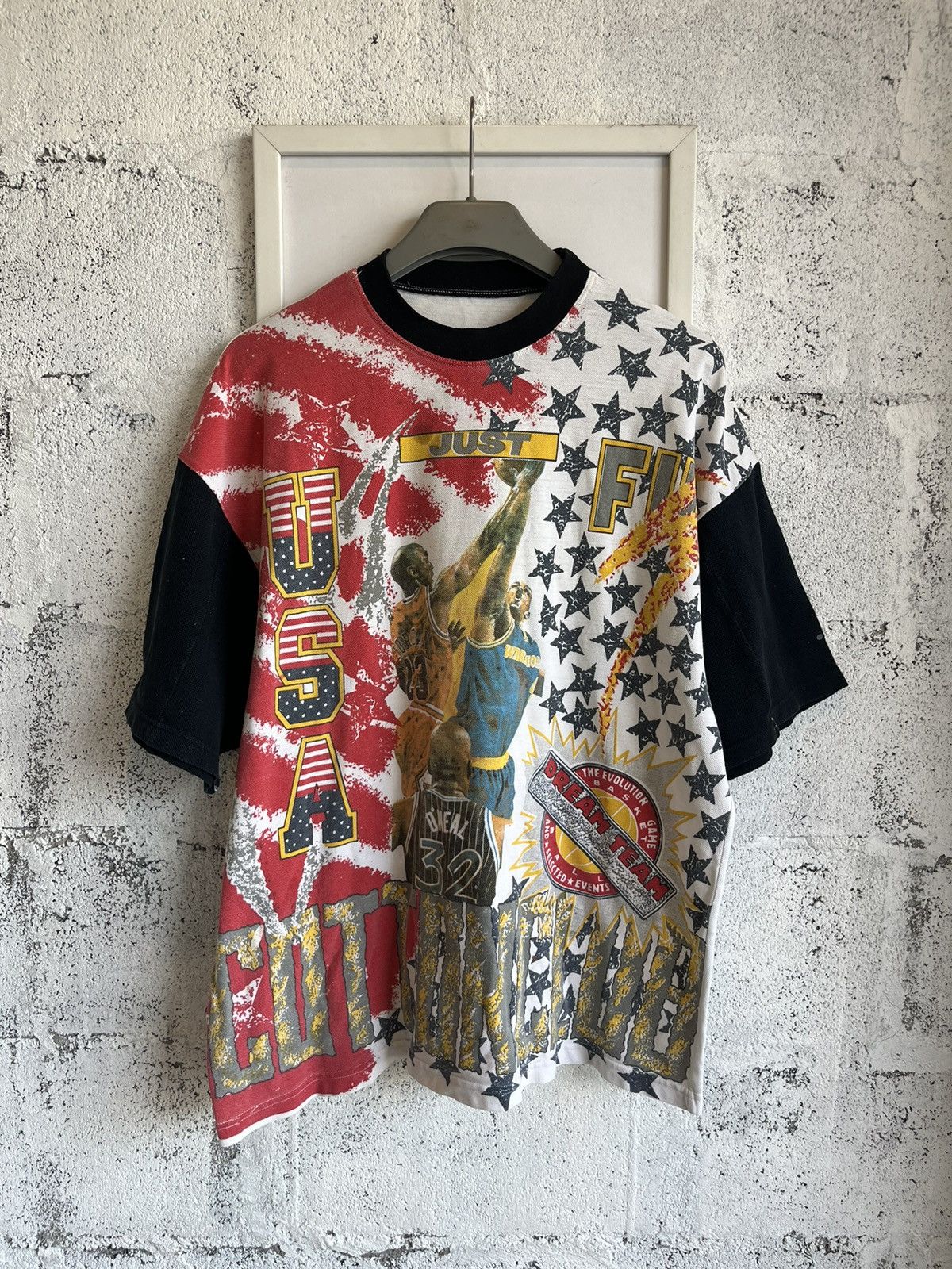 NBA × Vintage Vintage USA DREAM TEAM The Evolution Game Basketball (AOP) Size US XL / EU 56 / 4 - 2 Thumbnail