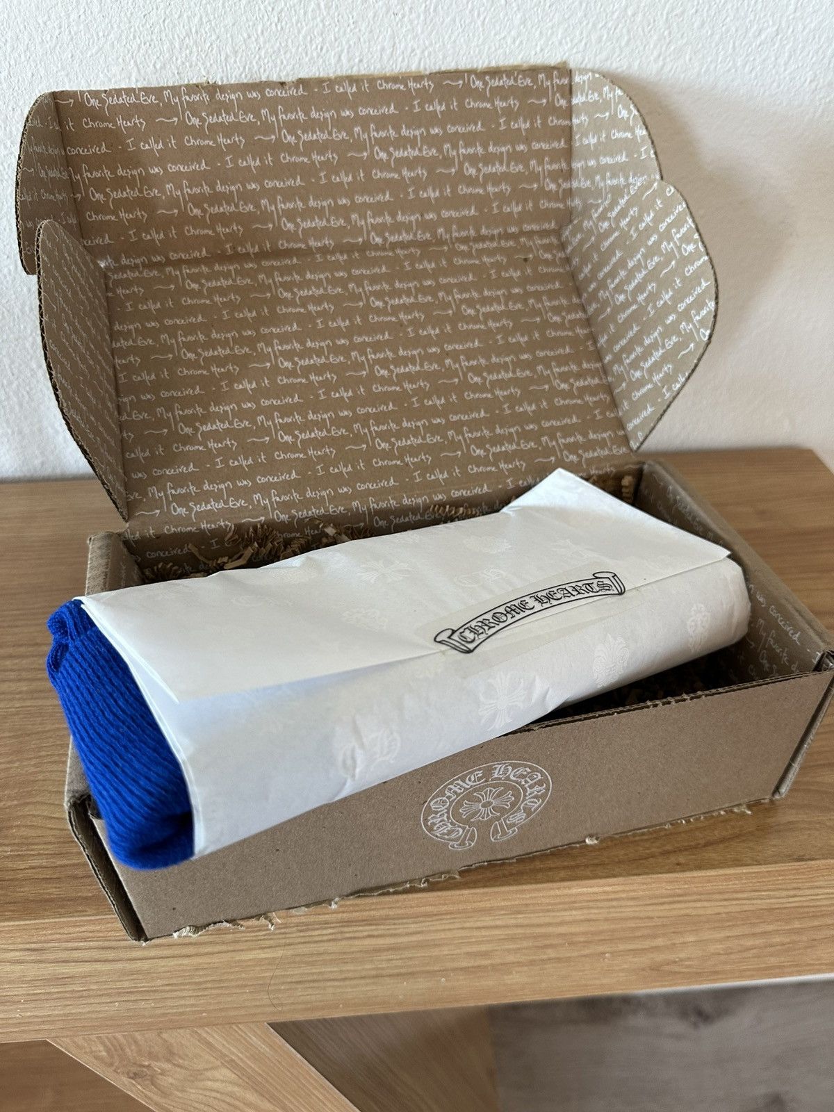 Chrome Hearts Chrome Hearts Blue CH Beanie Size ONE SIZE - 3 Thumbnail