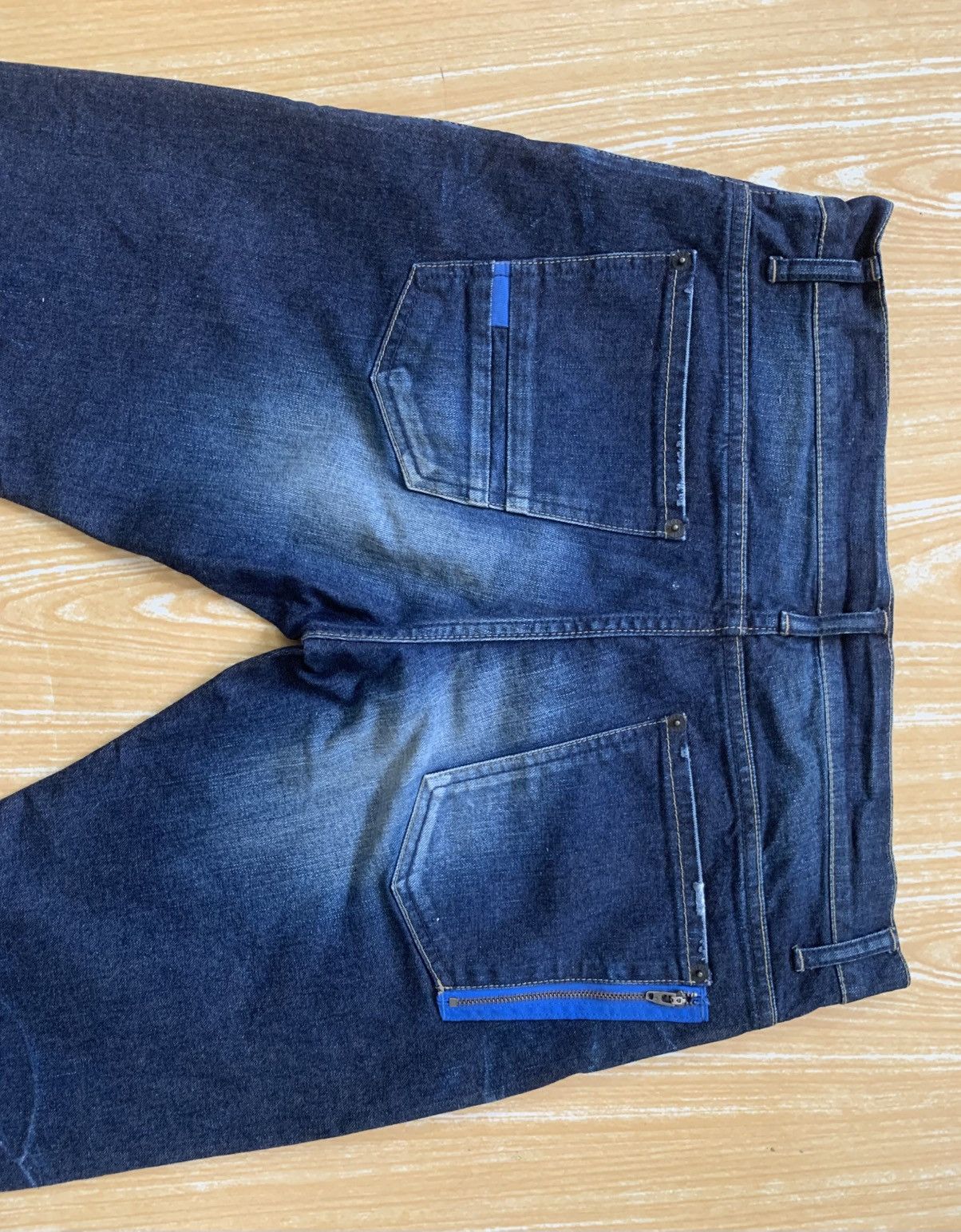 Designer × Japanese Brand 🔥 291295 Homme Japanese Brand Denim Pants New With Tag Size US 34 / EU 50 - 13 Thumbnail