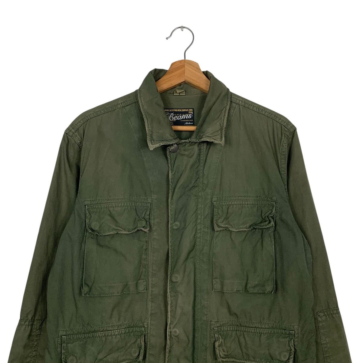 Beams Plus Vintage BEAMS OG Chore Jacket Military Style #2097-C91 Size US M / EU 48-50 / 2 - 2 Thumbnail