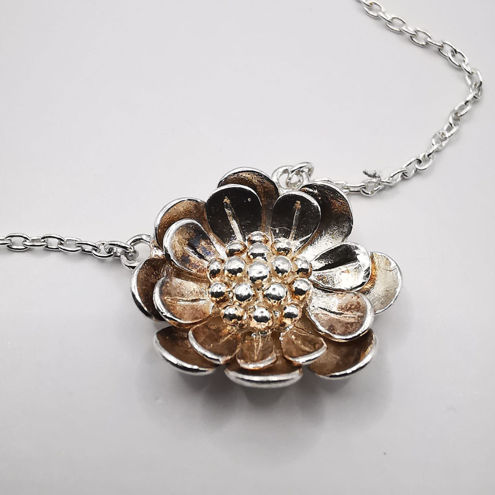 Sterling Silver Vintage Jewelry Chain,Pendant, 925 Sterling Silver 3,65g Size ONE SIZE - 4 Thumbnail