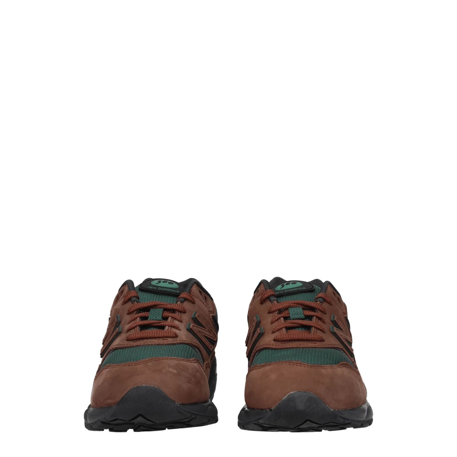New Balance ob1o1e0925 Suede Low-Top Sneakers in Brown/Green Size US 7 / EU 40 - 3 Thumbnail