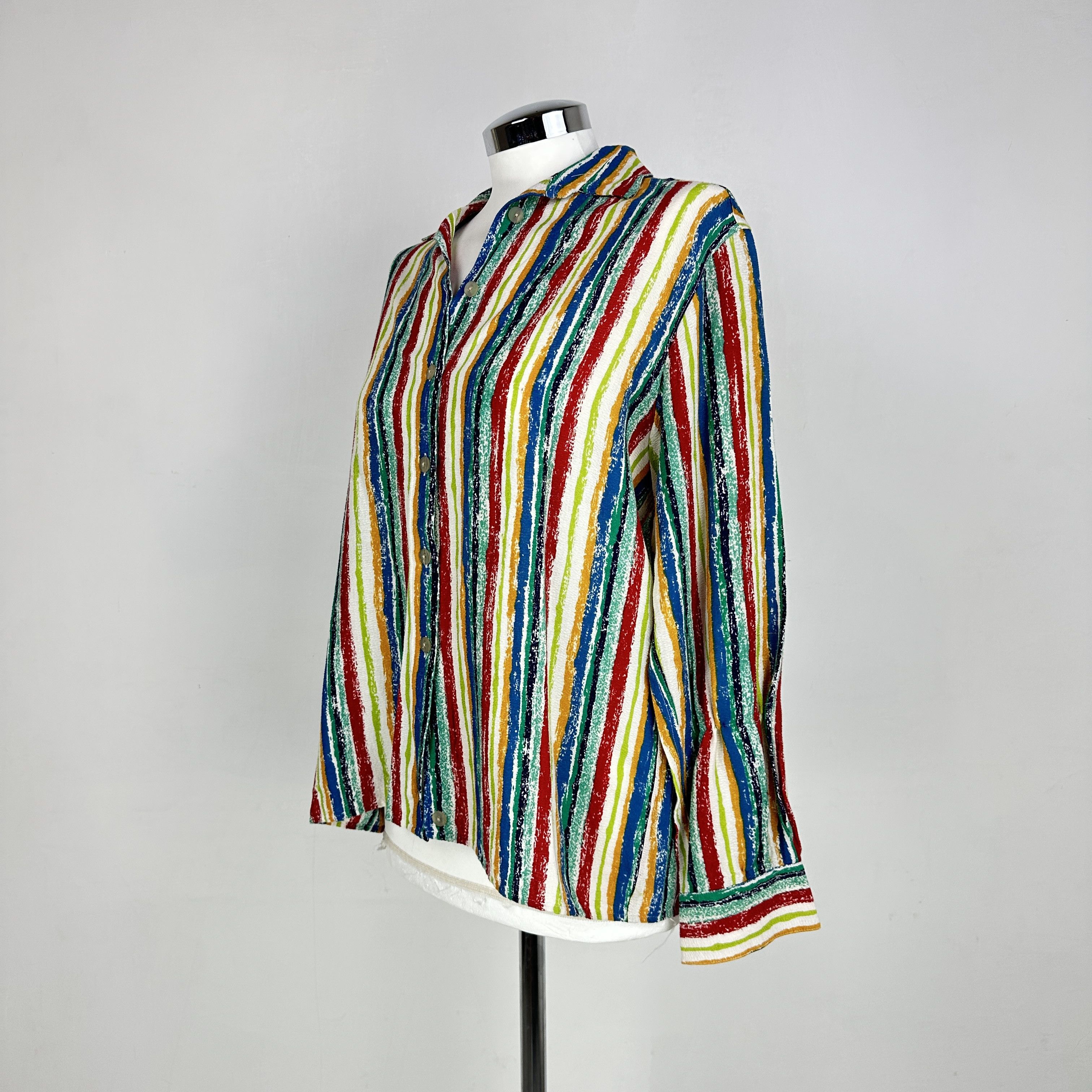 Missoni Camicia MISSONI Cotone Righe Multicolor – 44 IT Size M / US 6-8 / IT 42-44 - 3 Thumbnail