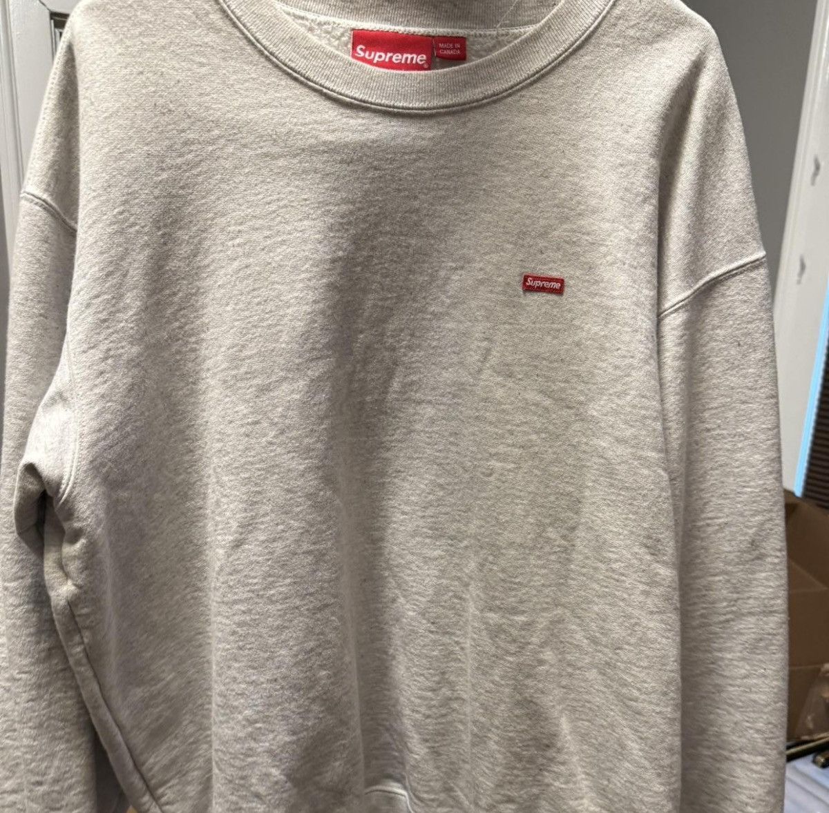 Supreme Supreme small box logo crewneck Size US L / EU 52-54 / 3 - 3 Thumbnail