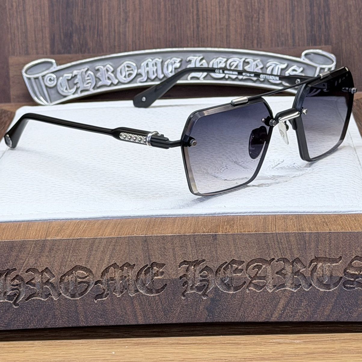 Chrome Hearts Chrome Hearts GITTERDUN 1/1 Sunglasses Size ONE SIZE - 8 Thumbnail