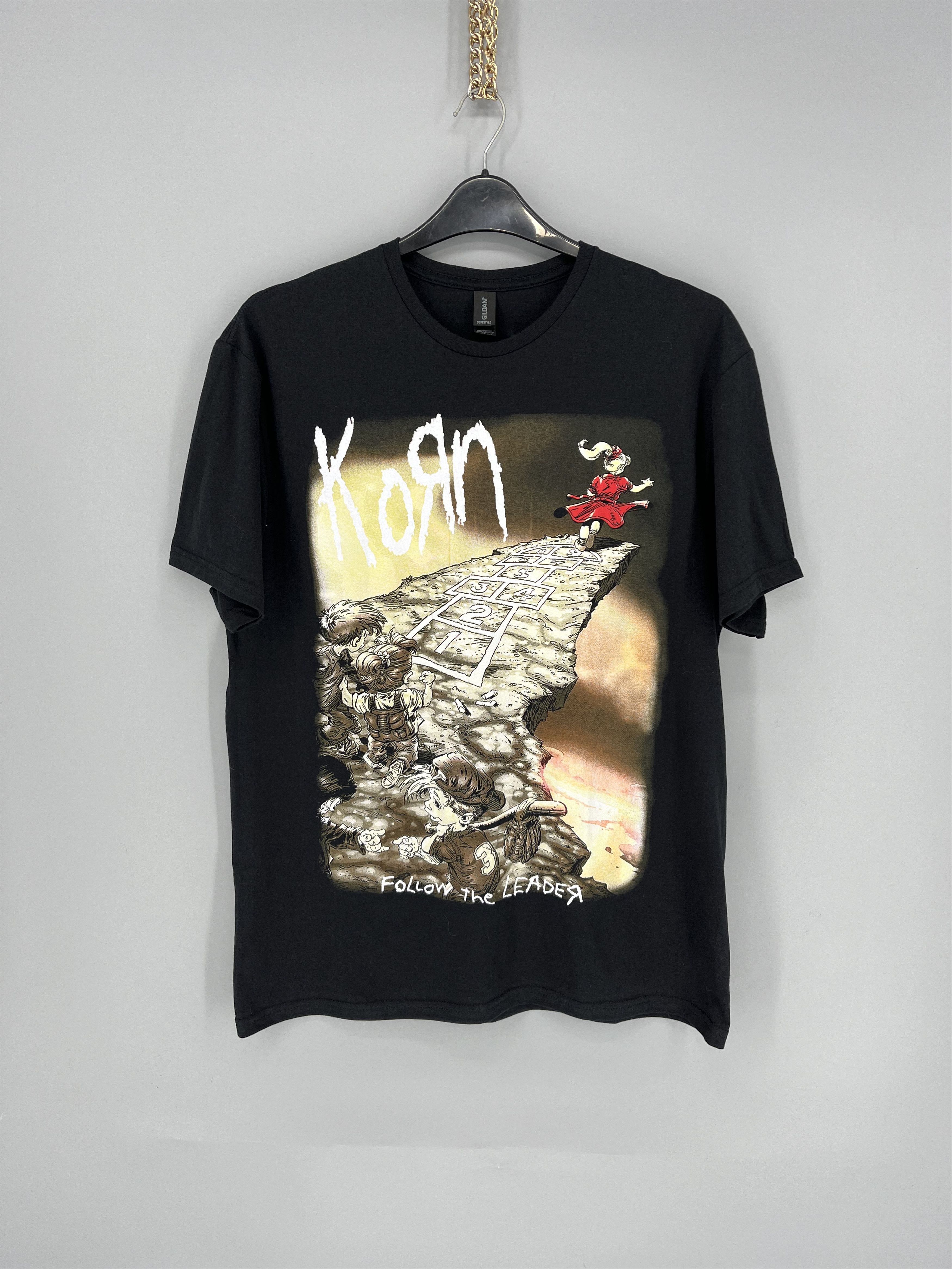 Band Tees Vintage Y2K KORN Band Tour Rock T-shirt Streetwear 90s Style Size US L / EU 52-54 / 3 - 1 Thumbnail