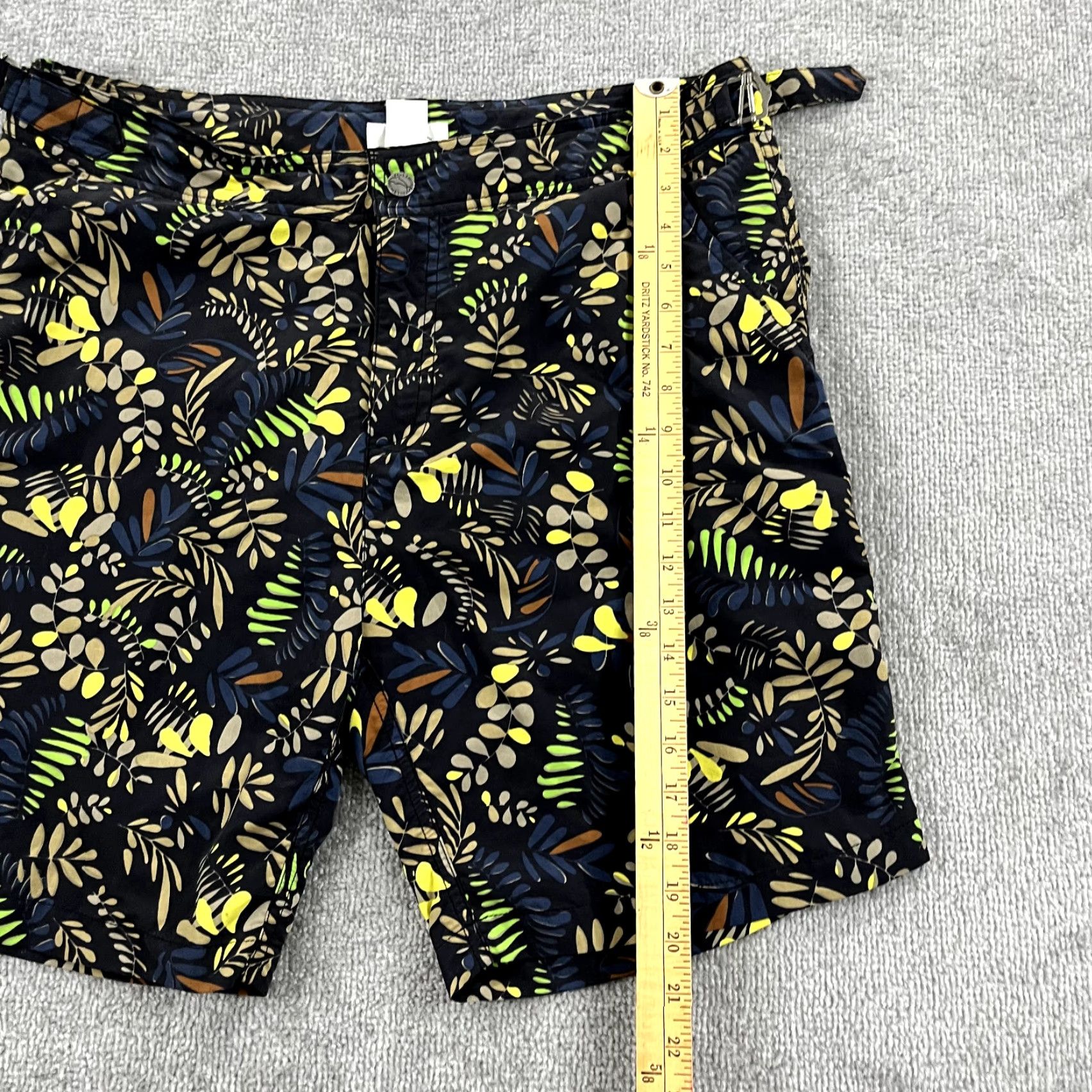 Paul Smith PAUL SMITH Swim Trunks Mens XL 7" Black Floral Lined Board Shorts Beach London Mens Size US 36 / EU 52 - 4 Thumbnail