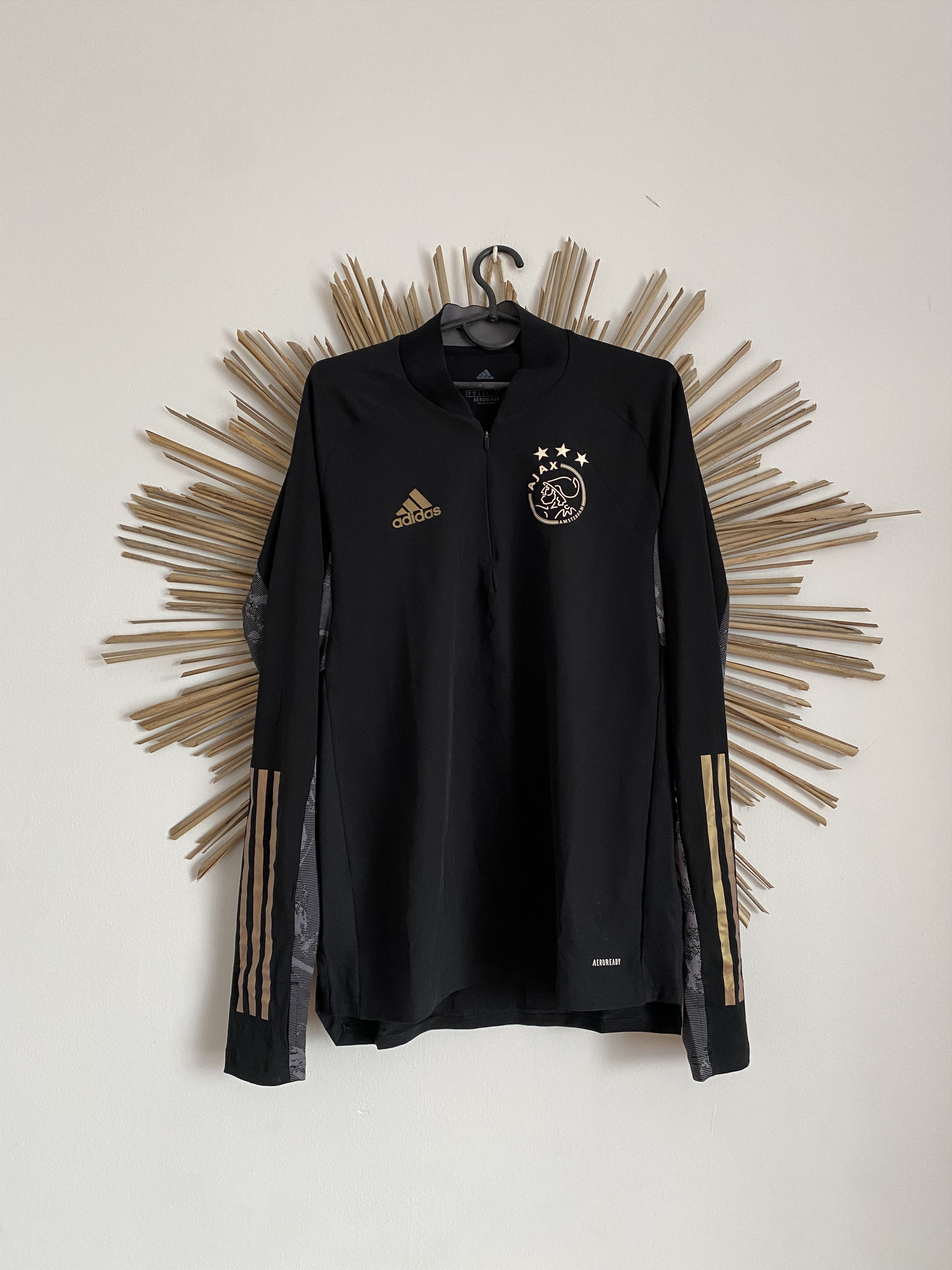 Adidas AJAX 2022 2023 adidas training 1/3 zip hoodie sweatshirt Size US S / EU 44-46 / 1 - 1 Thumbnail