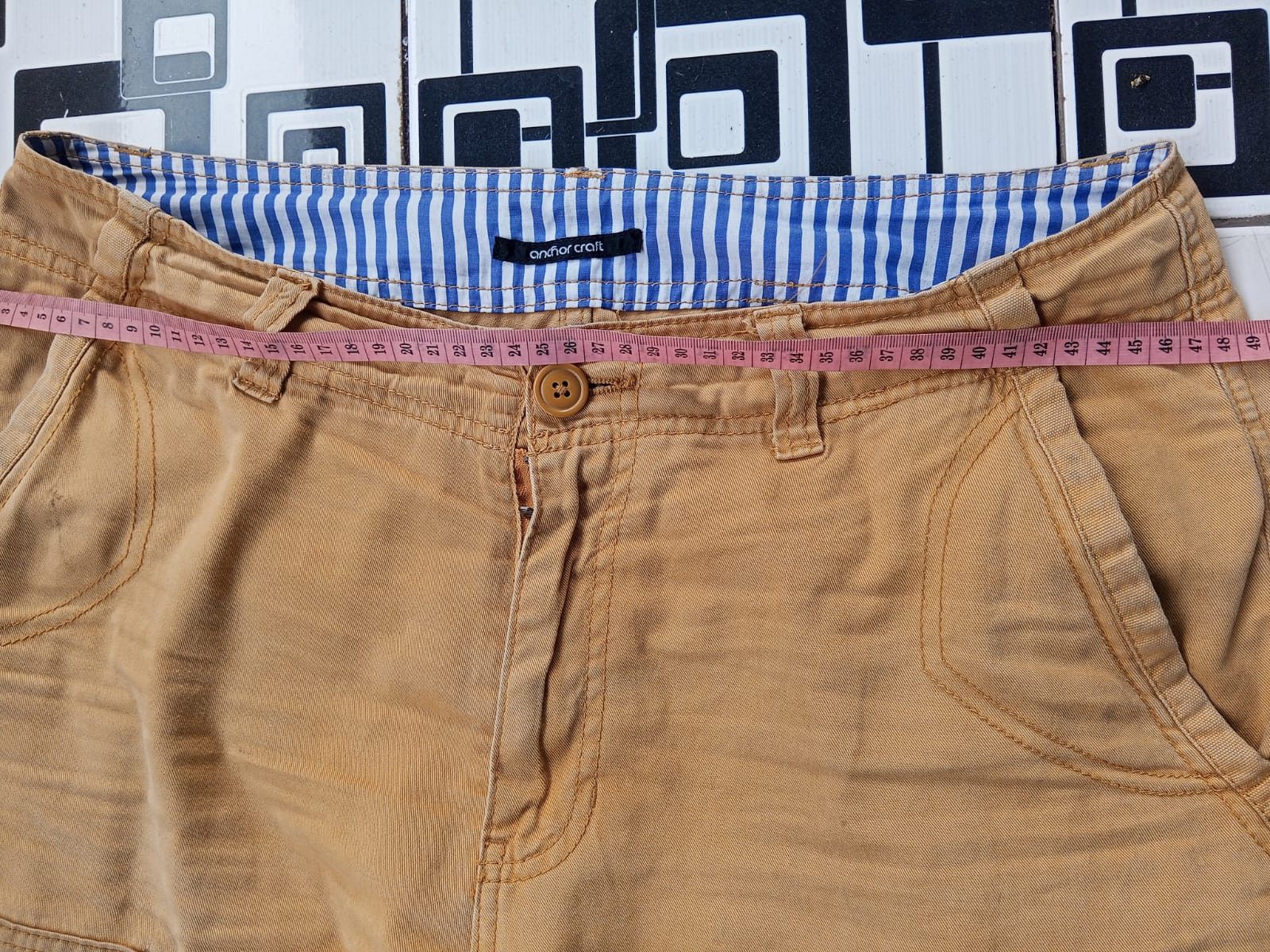 If Six Was Nine × Japanese Brand × Vintage short pants cargo anchor craft Size US 33 - 3 Thumbnail