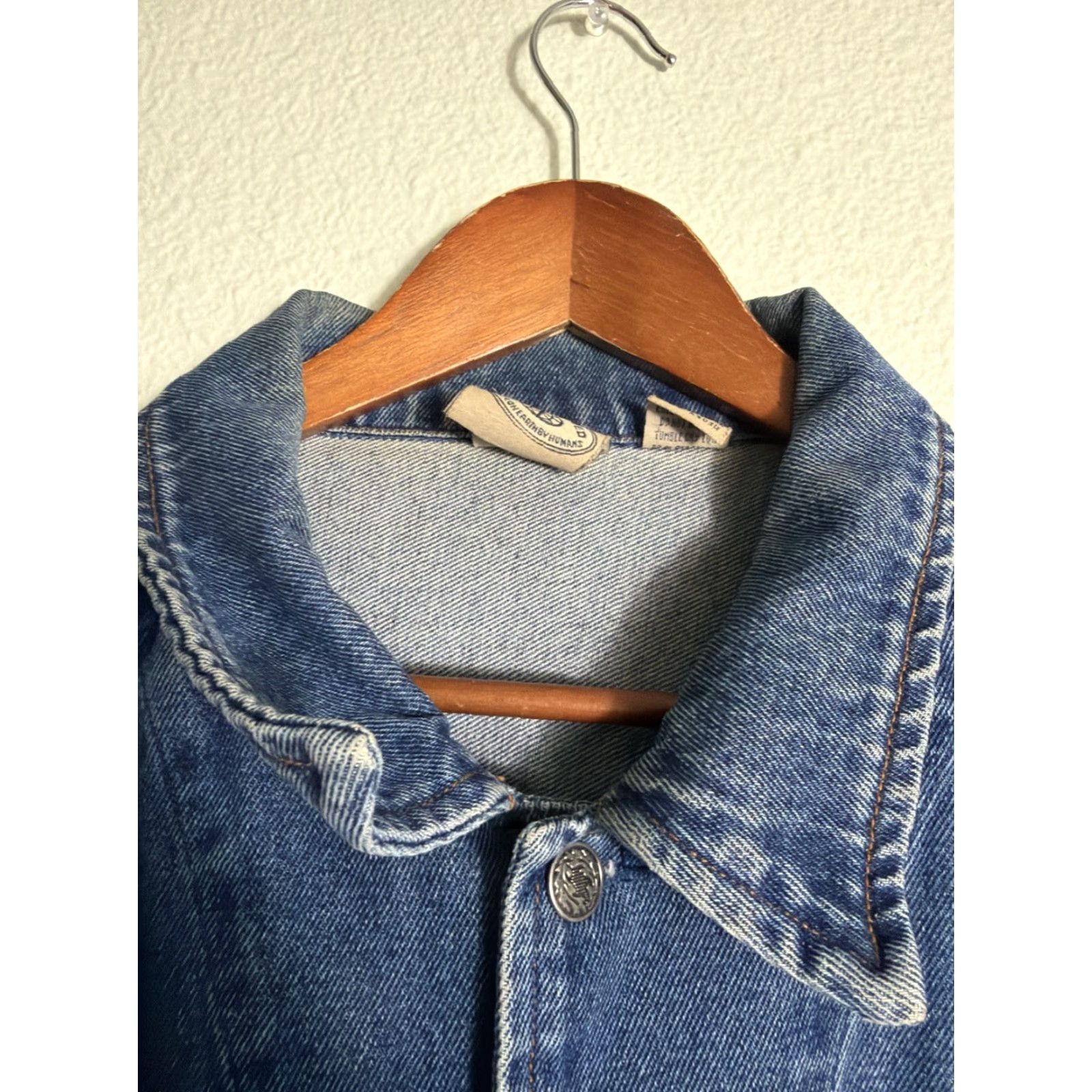 Denime VINTAGE Binion’s Las Vegas Denim Jacket Mens 2XL Bomber Blue Denim Gambling Hall Hotel Size US XXL / EU 58 / 5 - 6 Thumbnail