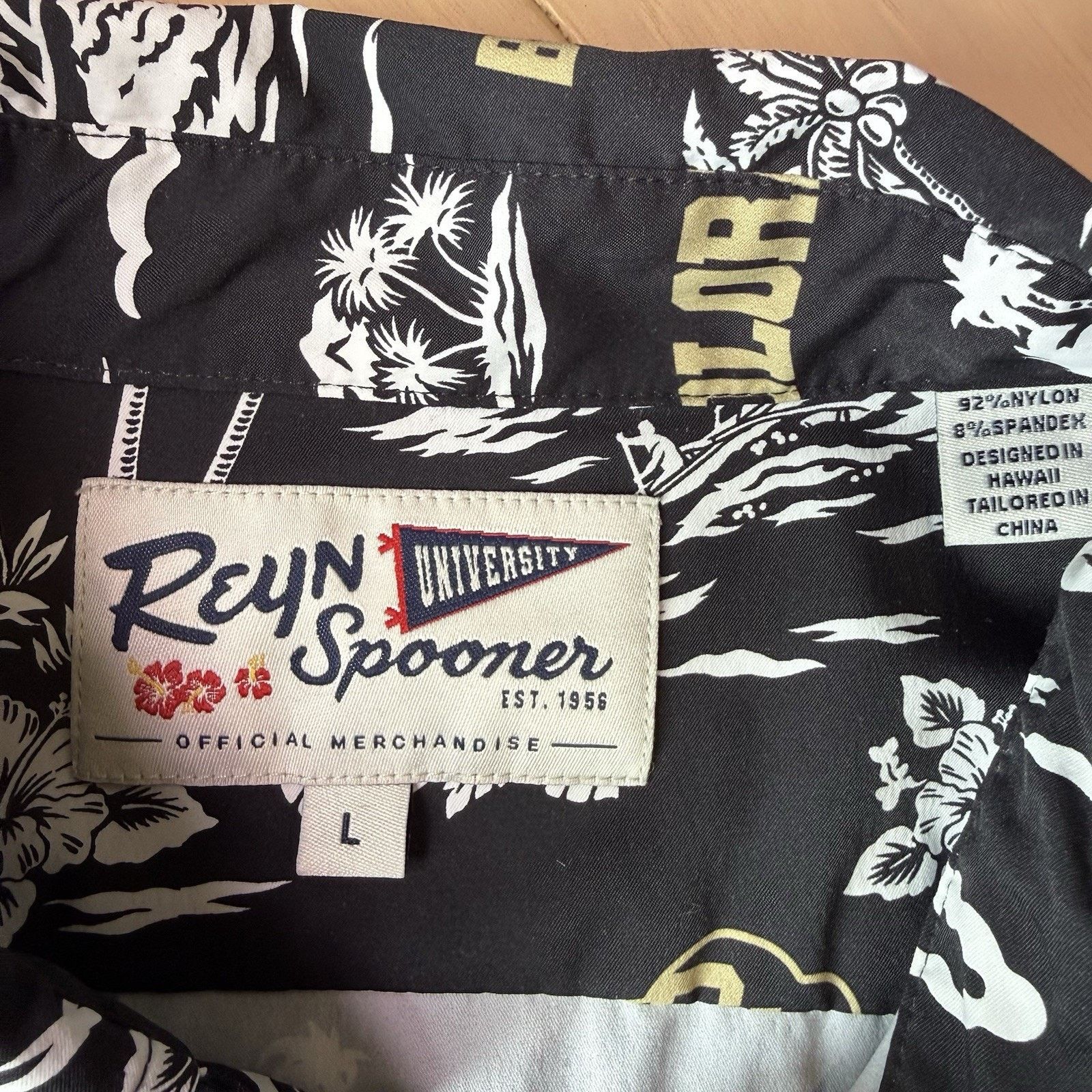 Reyn Spooner Reyn Spooner Colorado Buffaloes Shirt L Black Short Sleeve Size US L / EU 52-54 / 3 - 6 Thumbnail