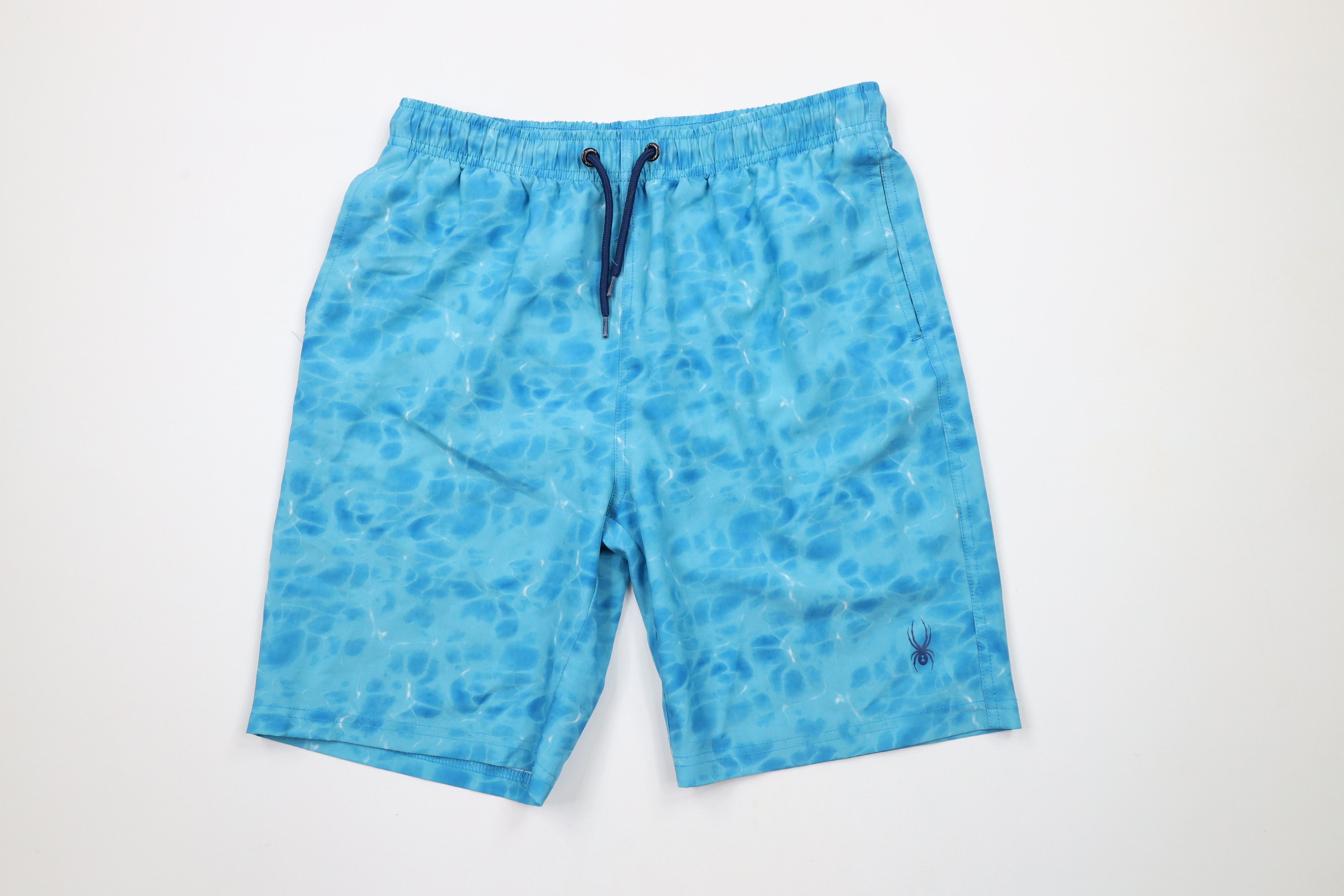 Spyder × Vintage Spyder Swim Acid Wash Stretch Lined Shorts Trunks Blue Size US 30 / EU 46 - 1 Thumbnail