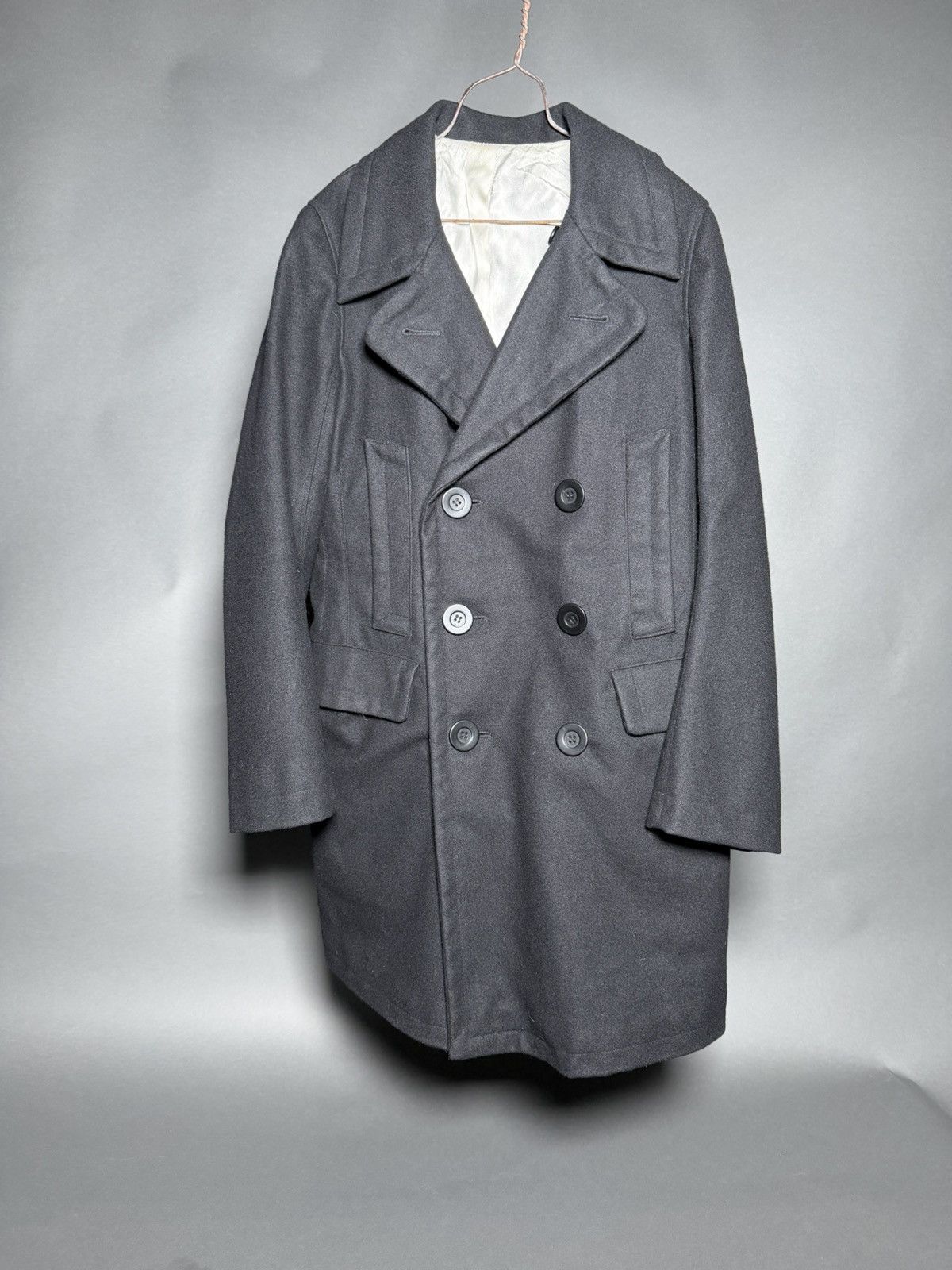 Rick Owens Rick Owens Peacoat Stag FW08 Size US L / EU 52-54 / 3 - 1 Thumbnail