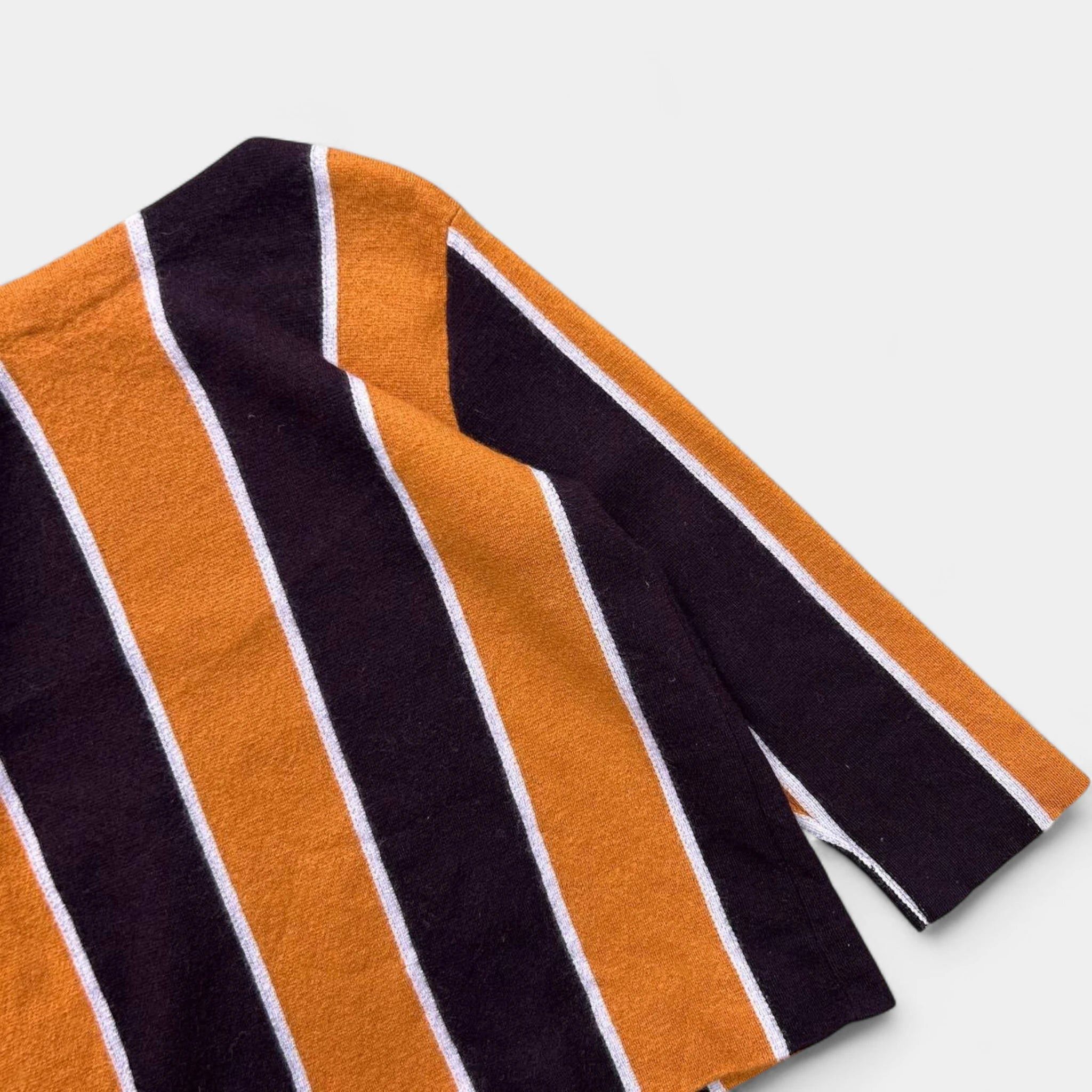 Dries Van Noten Dries Van Noten Purple and Orange Striped Sweater Size S / US 4 / IT 40 - 5 Thumbnail