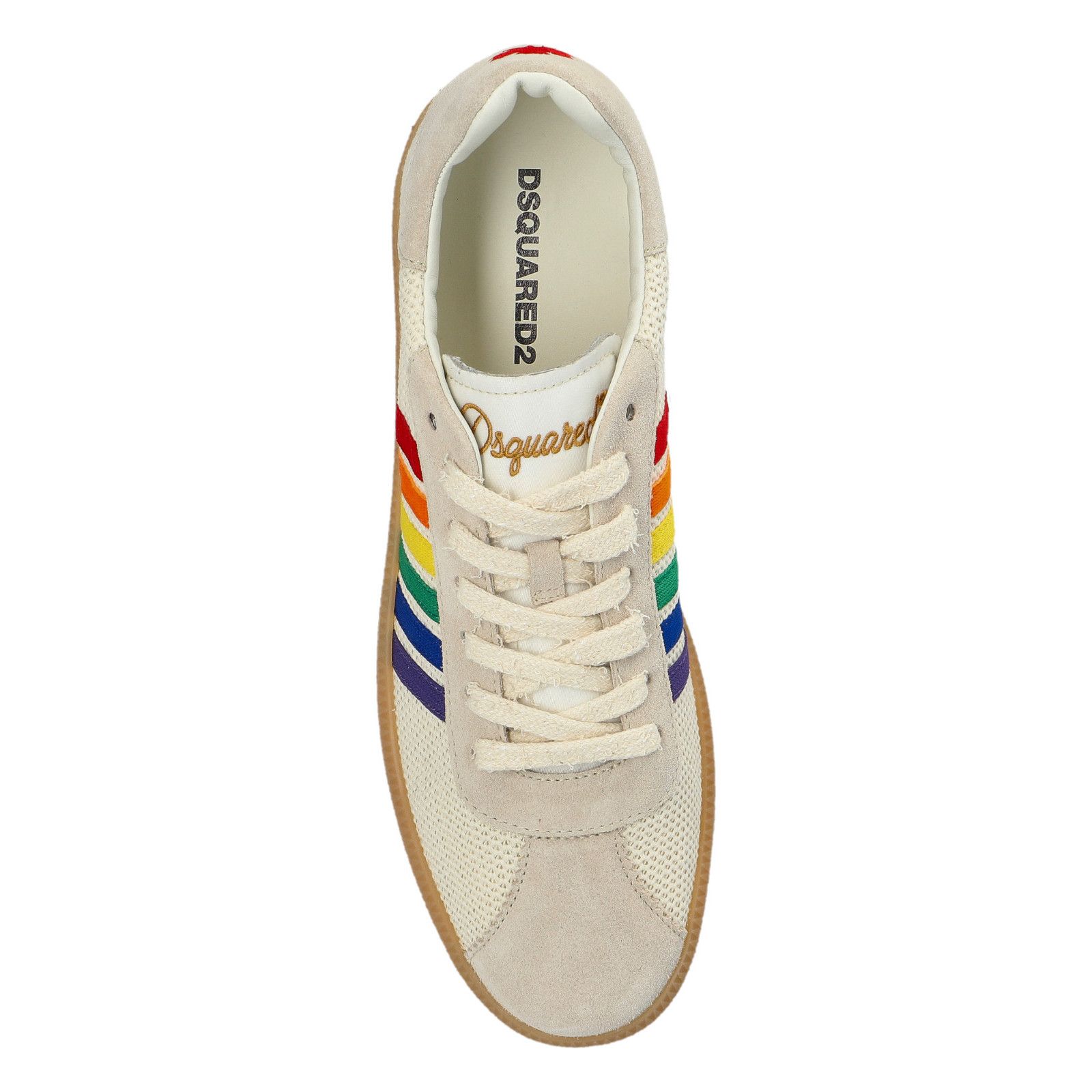 Dsquared2 DSQUARED2 Rebel Beige Suede Sneakers New And Authentic (Men' Size US 11 / EU 44 - 5 Thumbnail