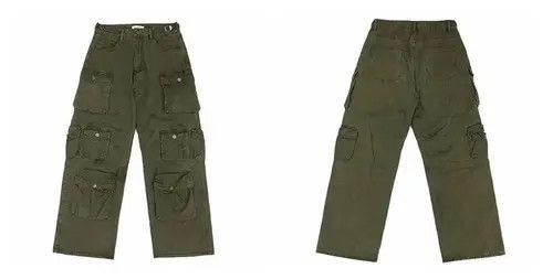 Jean Utility grunge multi pocket cargo pants Size US 32 / EU 48 - 4 Thumbnail
