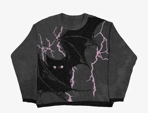 VIBE Gothic Vintage Knit Sweaters Pullover Sweater Size US M / EU 48-50 / 2 - 3 Thumbnail