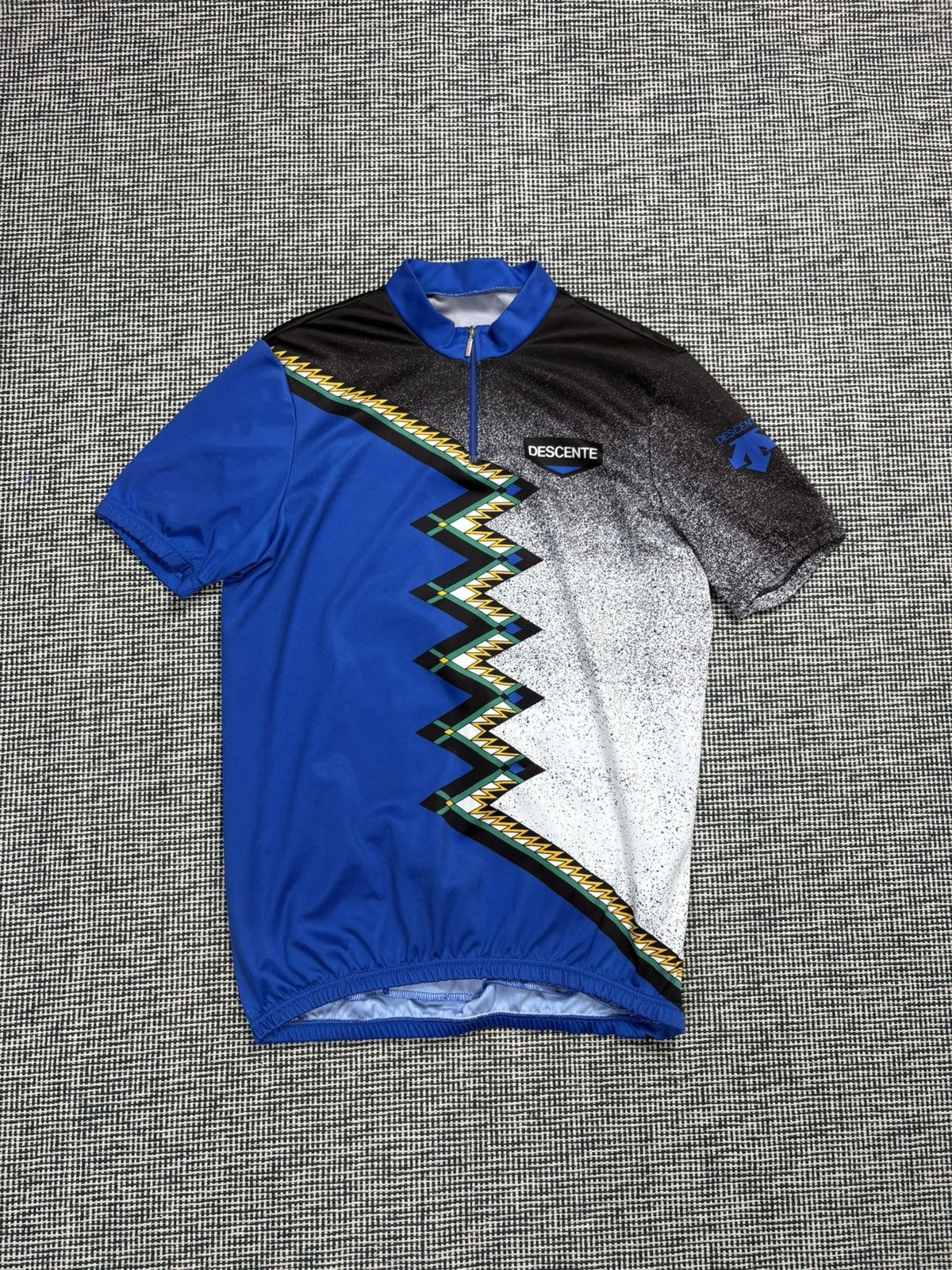 Descente Vintage 90s descente bike jersey cycling avant garde rave Size US XL / EU 56 / 4 - 1 Thumbnail