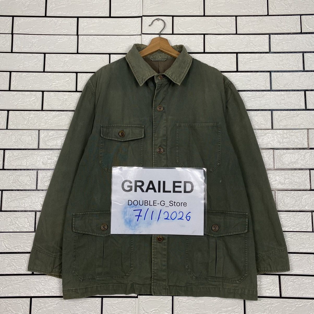 Vintage 📌Vintage Duck Canvas Detroit Chore Jacket Blanket Macchio Size US L / EU 52-54 / 3 - 1 Thumbnail