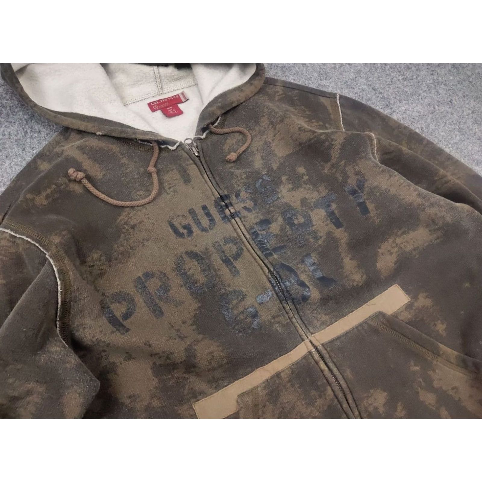 Guess VINTAGE GUESS Hoodie Adult M Green Rare Eagle Logo Zip Size US M / EU 48-50 / 2 - 7 Thumbnail