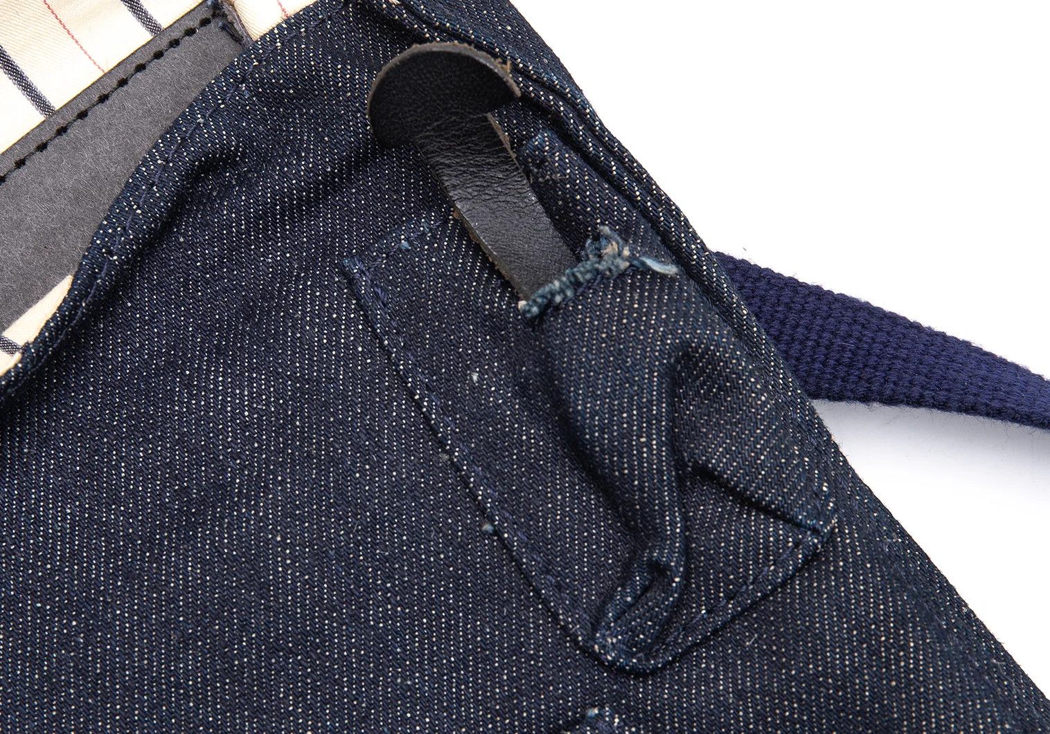 Junya Watanabe Indigo Mini Shoulder Bag with Numbering Denim Design Size ONE SIZE - 15 Thumbnail