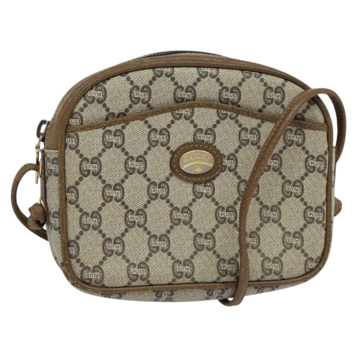 Gucci GUCCI GG Plus Supreme Shoulder Bag Pvc Beige Size ONE SIZE - 1 Thumbnail
