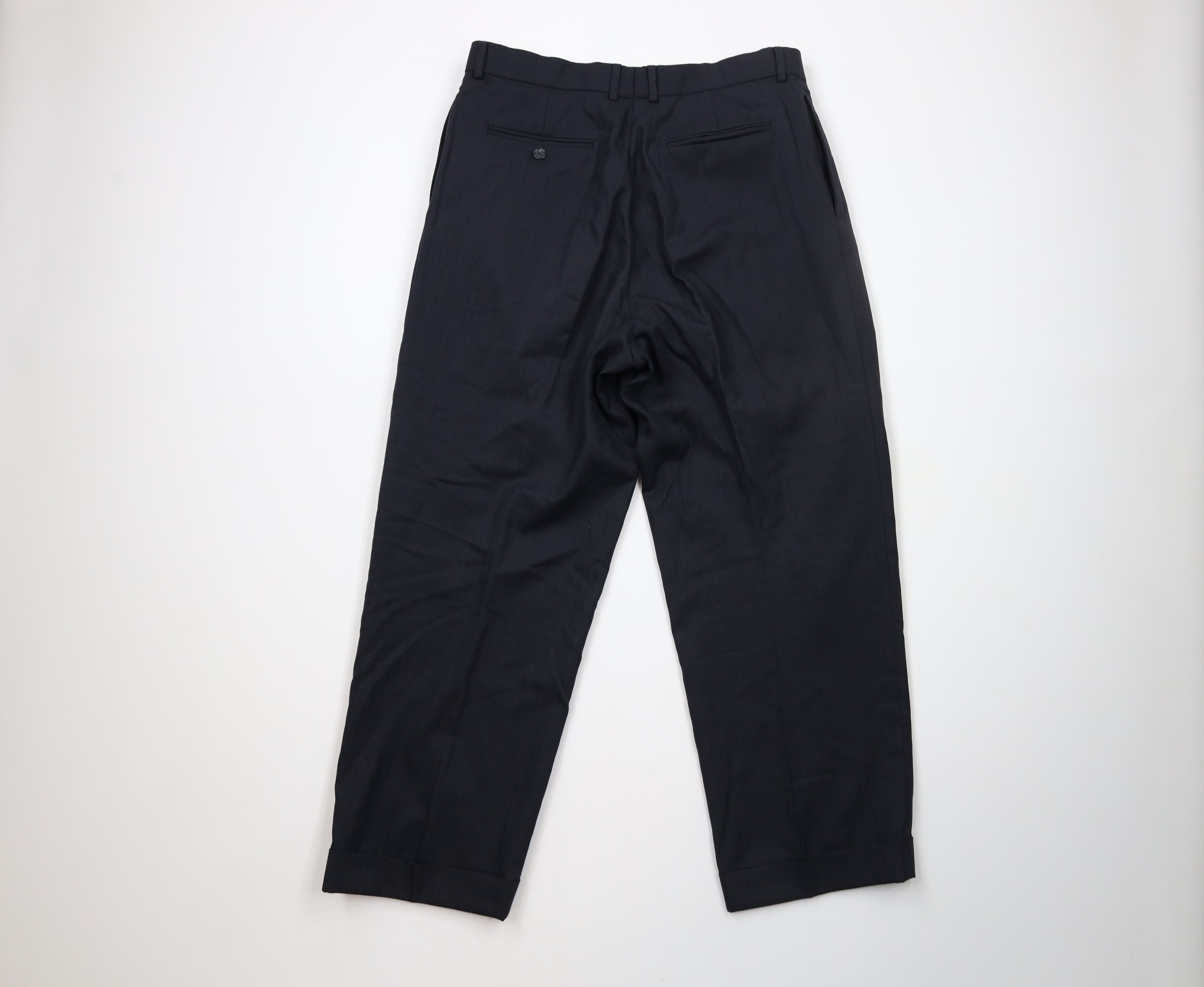 Vintage Vintage 70s Streetwear Cuffed Herringbone Chino Pants Size US 32 / EU 48 - 9 Thumbnail