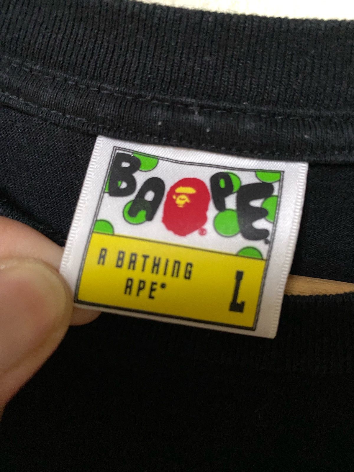 Bape × Stussy A bathing Ape BAPE X Stussy Collaboration Tshirt Size US L / EU 52-54 / 3 - 6 Thumbnail