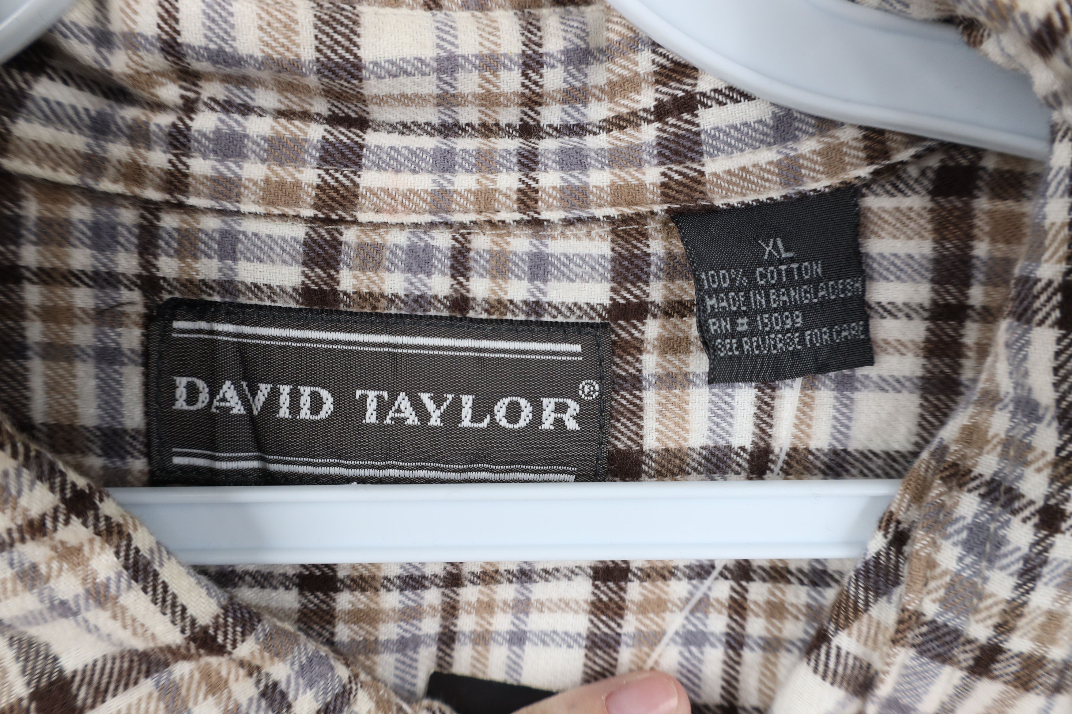 Vintage Deadstock Vintage 90s Streetwear Button Down Shirt Plaid Size US XL / EU 56 / 4 - 7 Thumbnail
