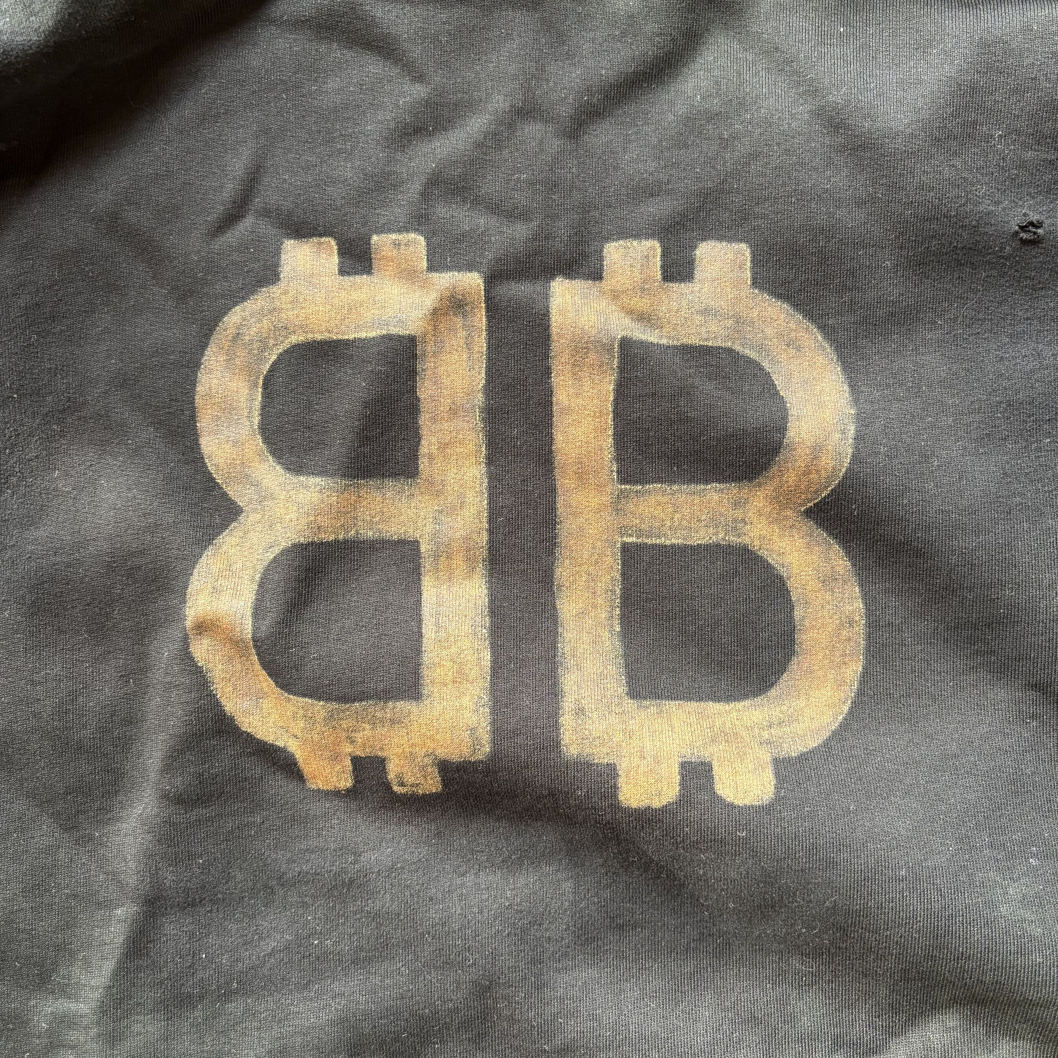 Balenciaga Balenciaga Crypto BB-print hoodie Size US XXS / EU 40 - 2 Thumbnail