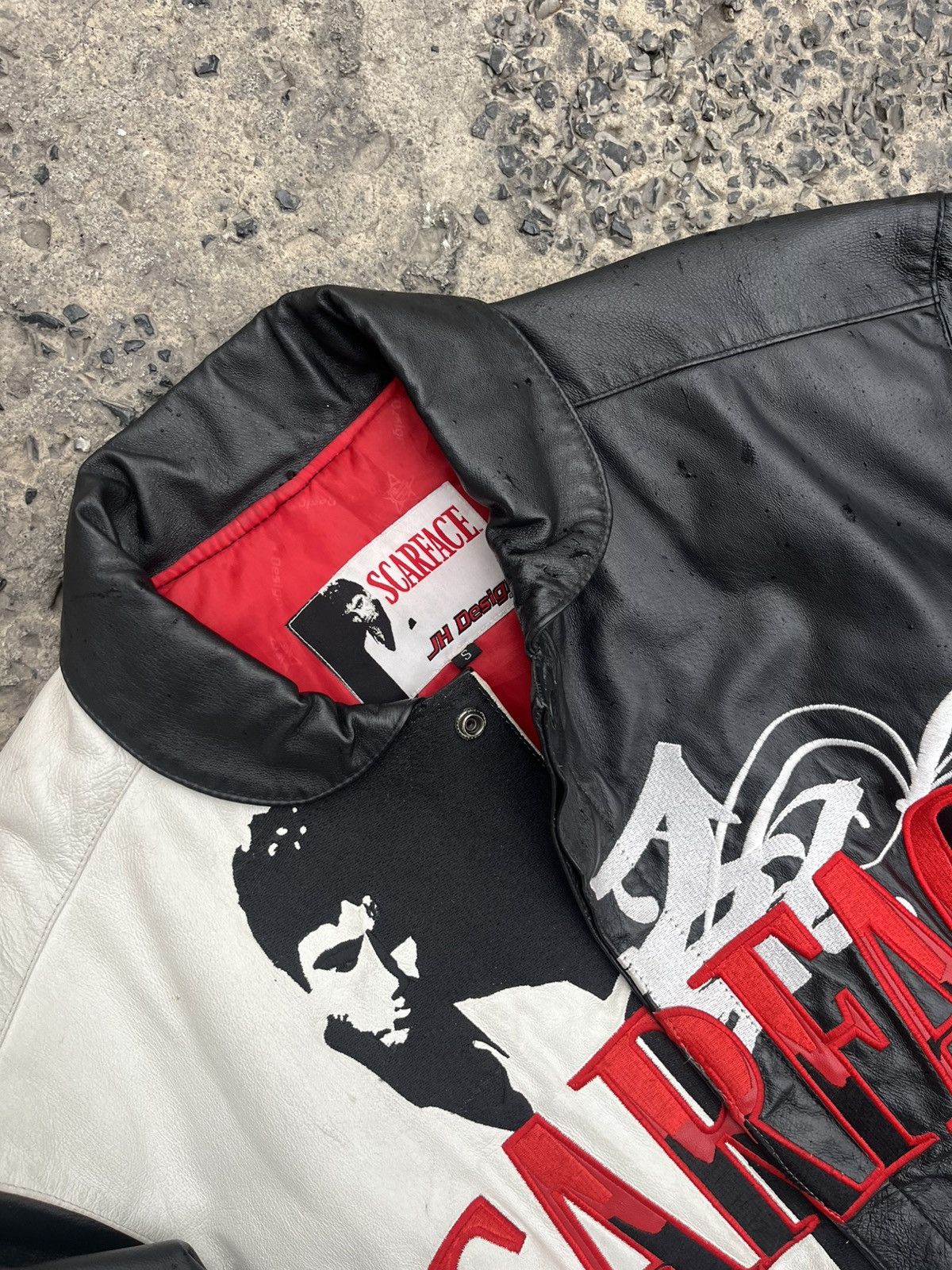 JH Design Rare Leather Jacket Scarface Jh Designs Size US S / EU 44-46 / 1 - 3 Thumbnail