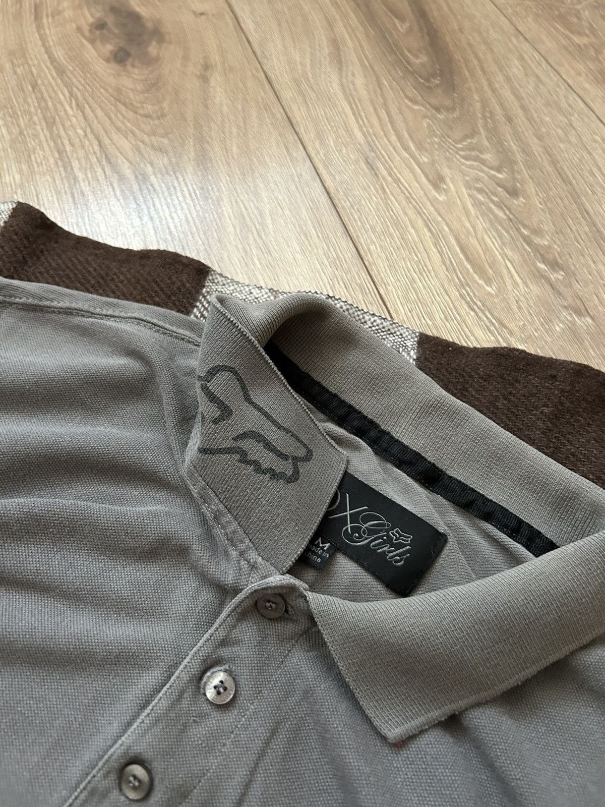 Fox Racing × Vintage Vintage Fox big logo y2k polos shirts mens Size M / US 6-8 / IT 42-44 - 4 Thumbnail
