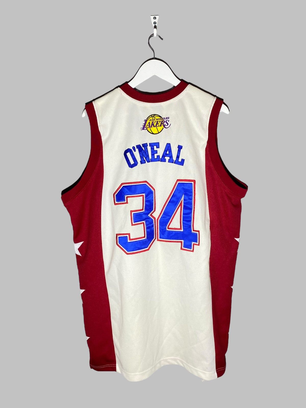 Nike × USA Olympics × Vintage #34 O’neal Vintage Nike NBA All Star Game L.A Lakers Size US XL / EU 56 / 4 - 2 Thumbnail