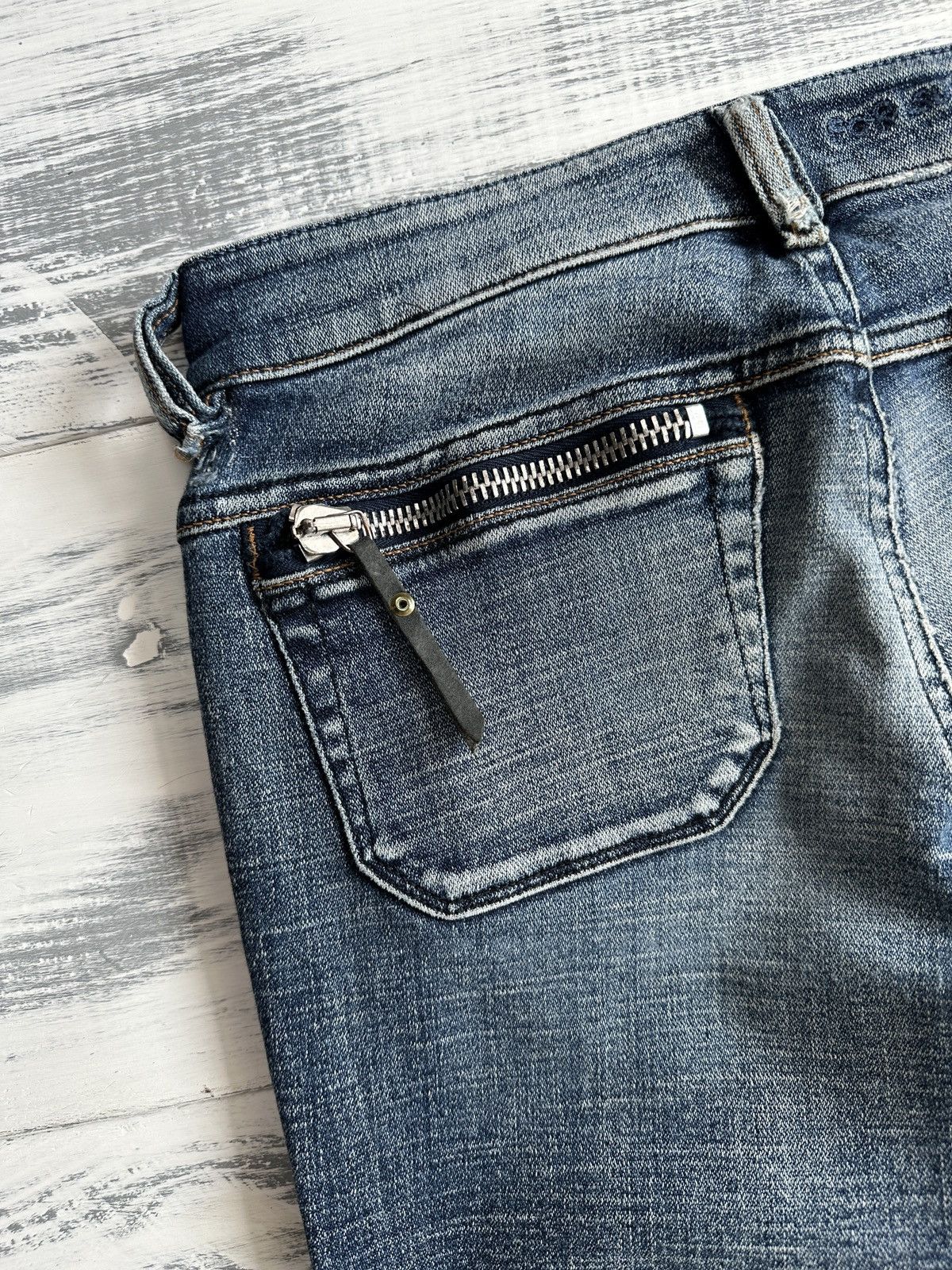 Diesel Y2K DIESEL Karab Low Rise Skinny JeansZipper Pockets size 28 Size 28" / US 6 / IT 42 - 7 Thumbnail