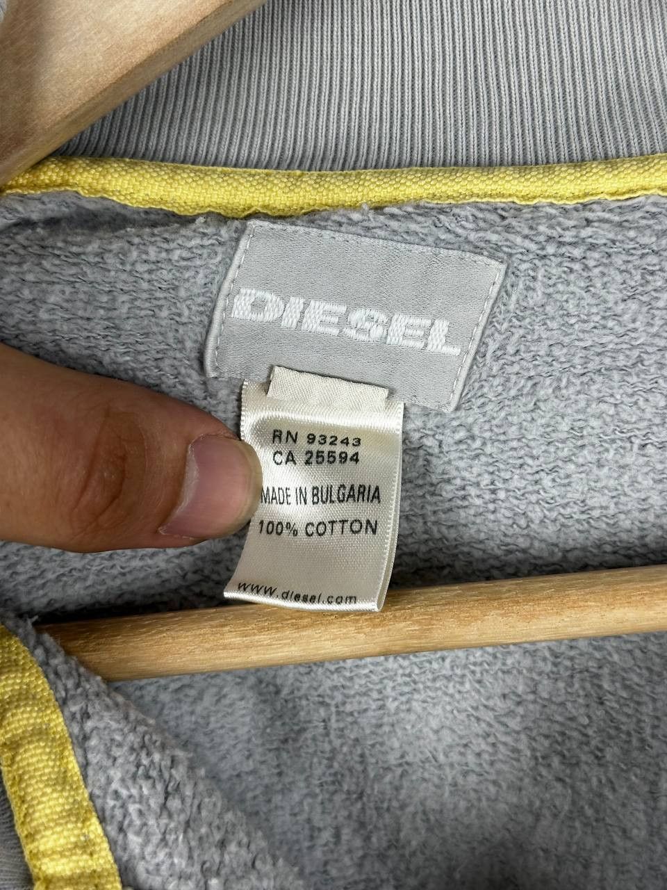 Diesel Vintage Diesel Big Logo Steetwear Full zip Sweatshirt Size US L / EU 52-54 / 3 - 12 Thumbnail