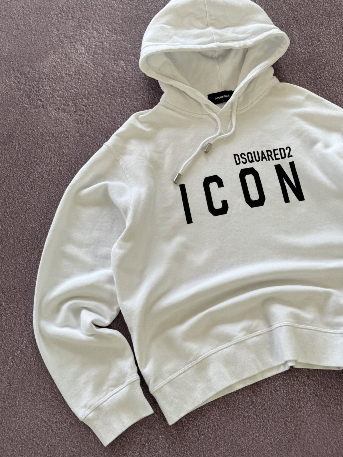Dsquared2 00s Dsquared2 Big Logo Luxury “Icon” Hoodie Size US L / EU 52-54 / 3 - 4 Thumbnail