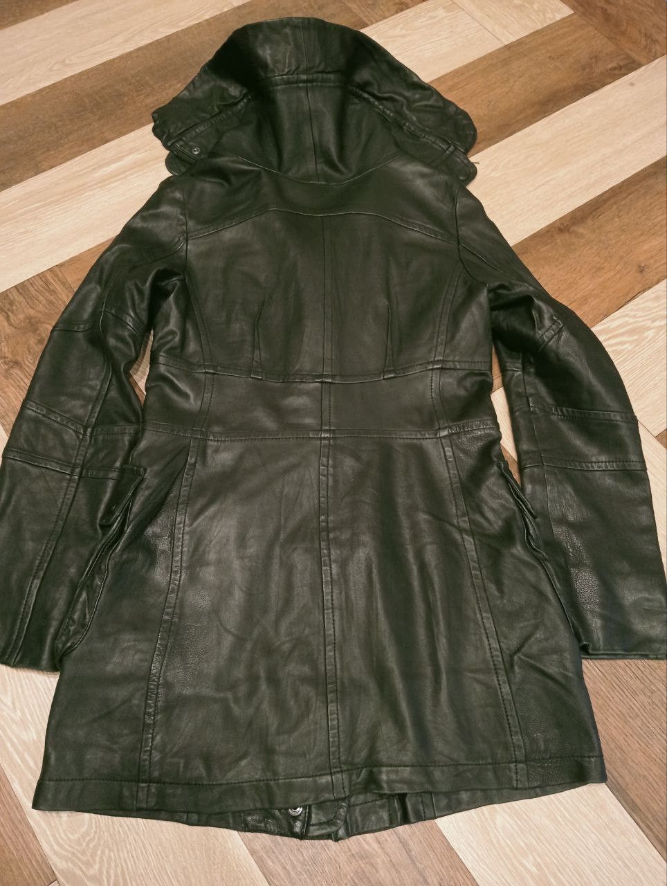 ATSURO TAYAMA JAPANESE ATSURO TAYAMA LONG LEATHER JACKET Size S / US 4 / IT 40 - 10 Thumbnail