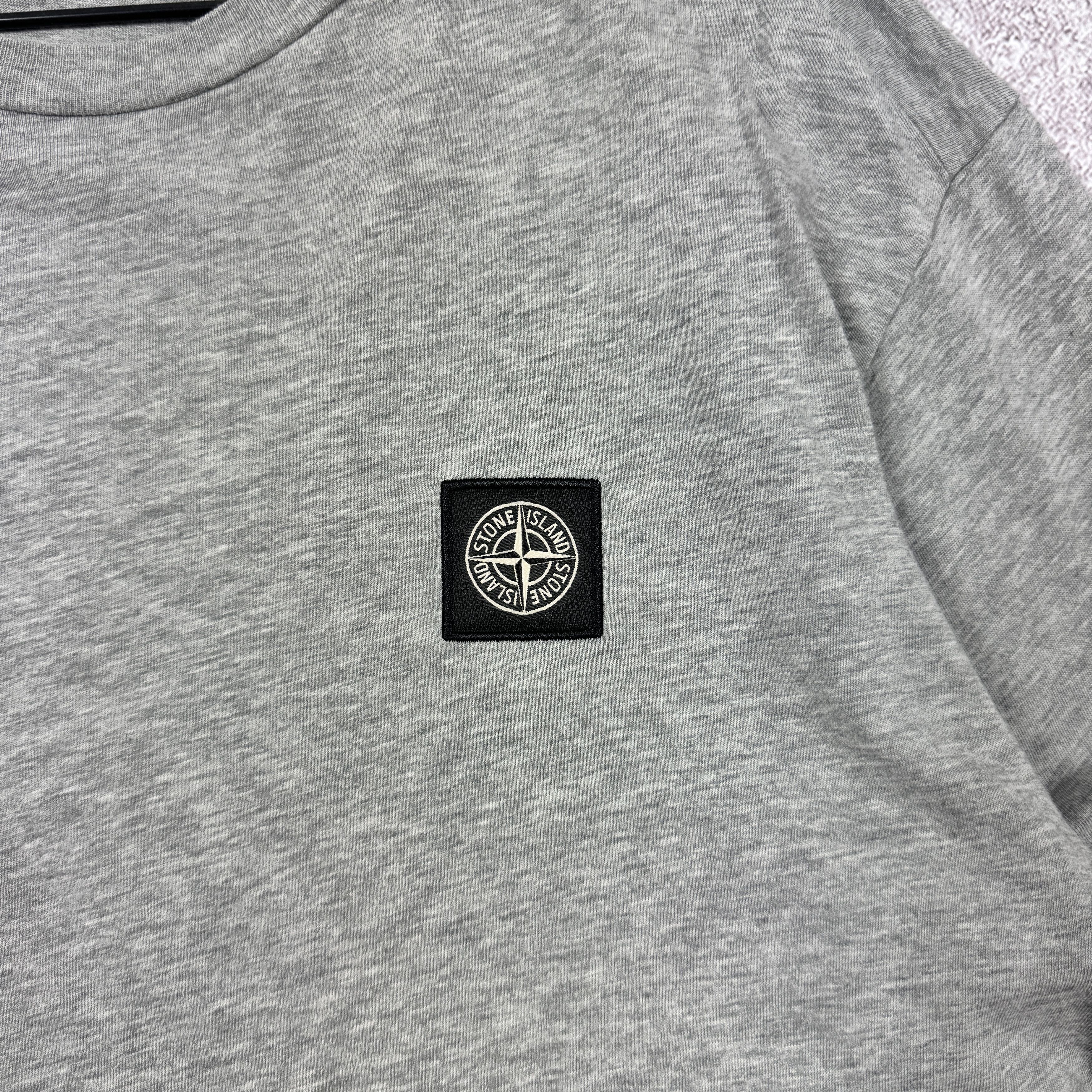 Stone Island Men`s Stone Island Patch Program Gray Longsleeve Tshirt Size US M / EU 48-50 / 2 - 4 Thumbnail