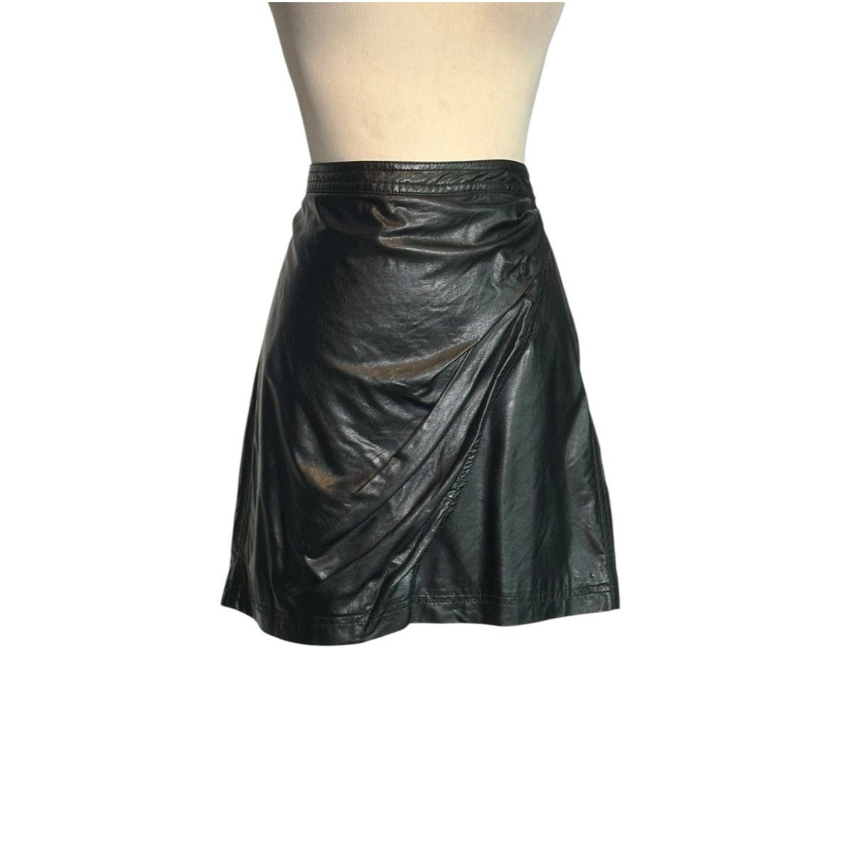 Free People FREE PEOPLE Fake Out Faux Leather Mini Skirt Women’s 4 Size 27" / US 4 / IT 40 - 11 Thumbnail