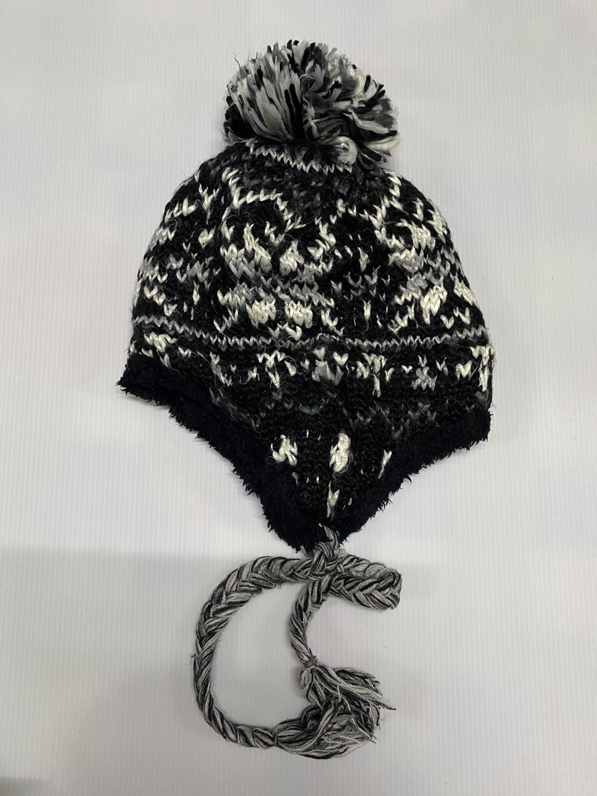 Japanese Brand Unknown Earflap Winter Beanie Hat Size ONE SIZE - 4 Thumbnail
