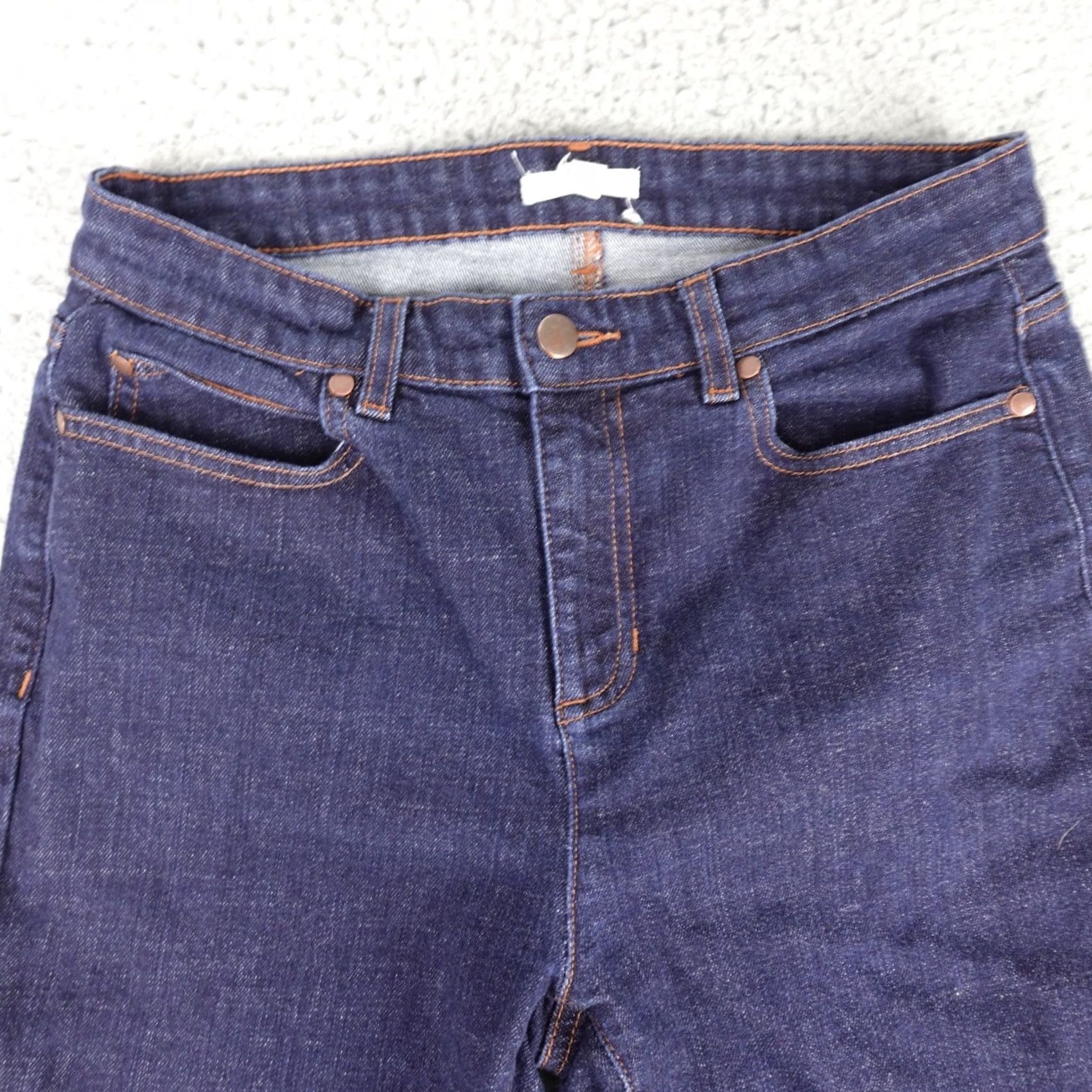 Eileen Fisher Eileen Fisher Jeans Womens 6 Blue Denim Organic Cotton Straight Slim Preppy Size 28" / US 6 / IT 42 - 4 Thumbnail