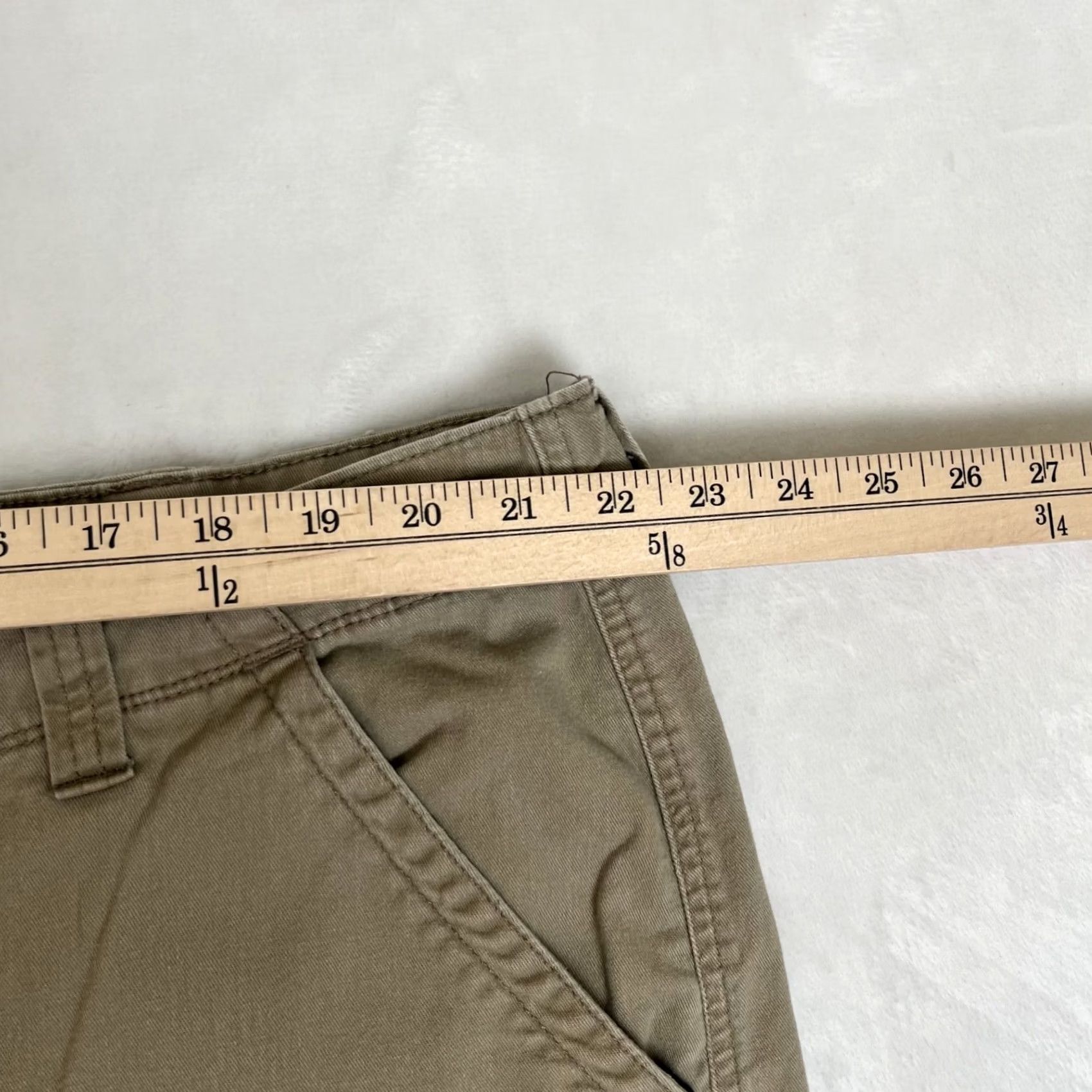Wrangler VINTAGE Wrangler Shorts Mens 44 Khaki Brown Cargo Stretch 10 Inseam Utility Y2K Size US 44 / EU 60 - 5 Thumbnail