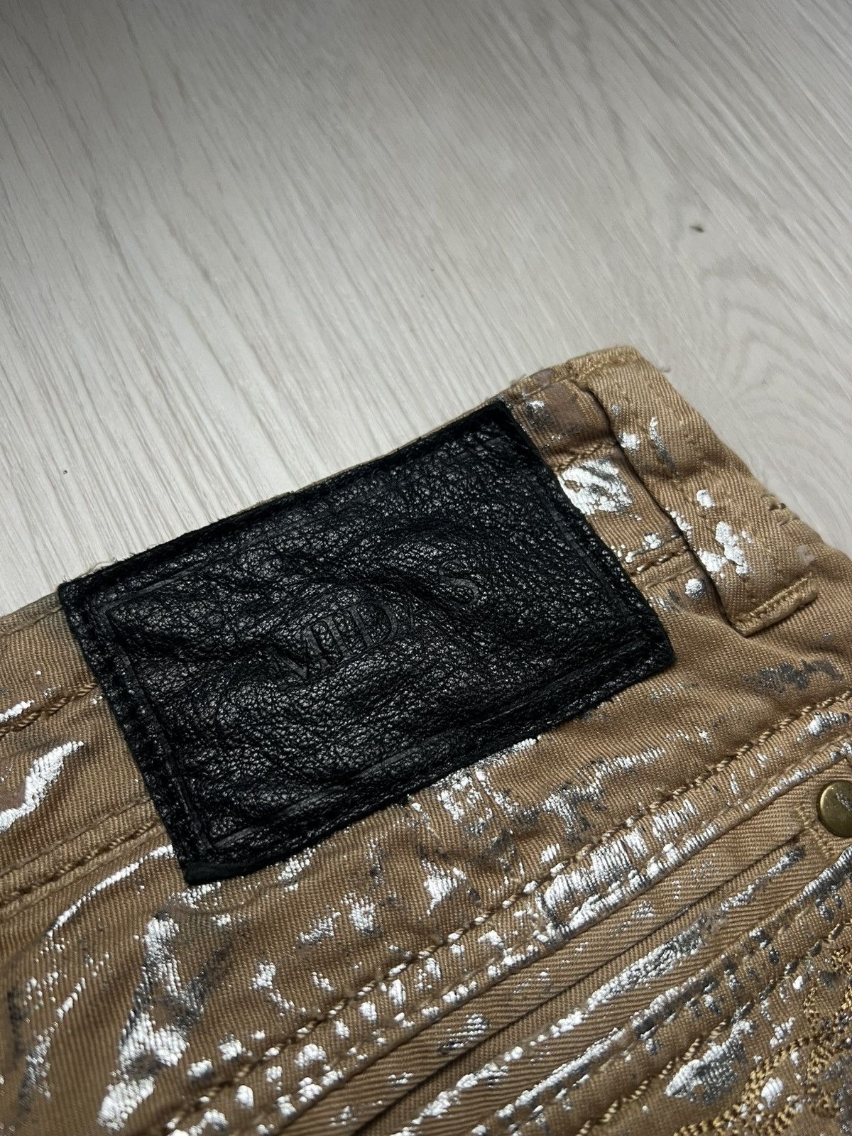 Japanese Brand Midas Metallic Coated Pants lgb if six was nine vkei style Size US 30 / EU 46 - 6 Thumbnail