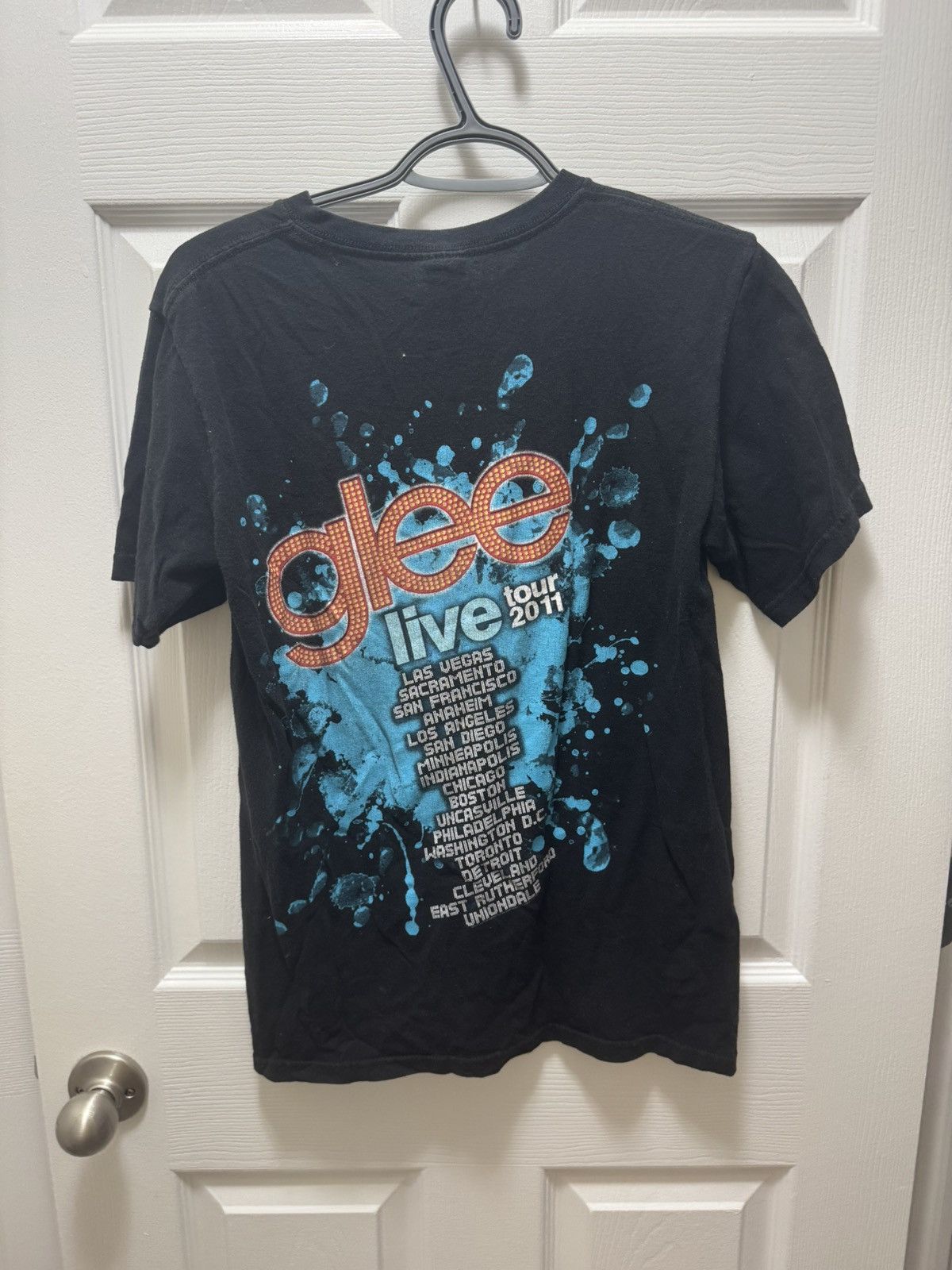 Anvil Anvil Glee Musical Live Tour 2011 Vintage Merch Black Shirt Size US S / EU 44-46 / 1 - 2 Thumbnail