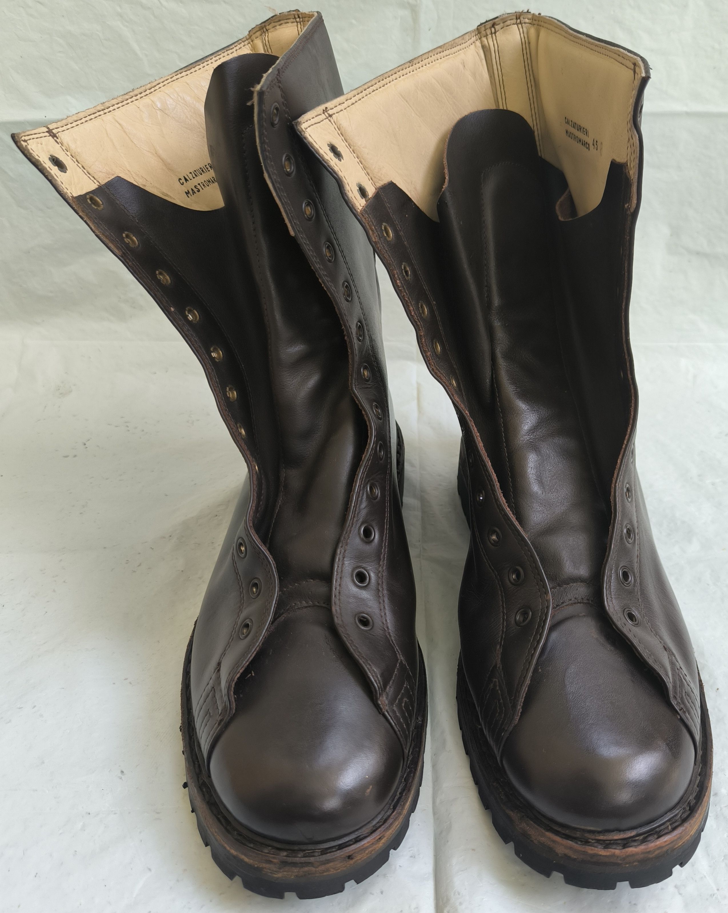 Vintage Vtg CALZATURIERI MASTROMARCO Italian Combat boots DAVOS sole Size US 11.5 / EU 44-45 - 4 Thumbnail