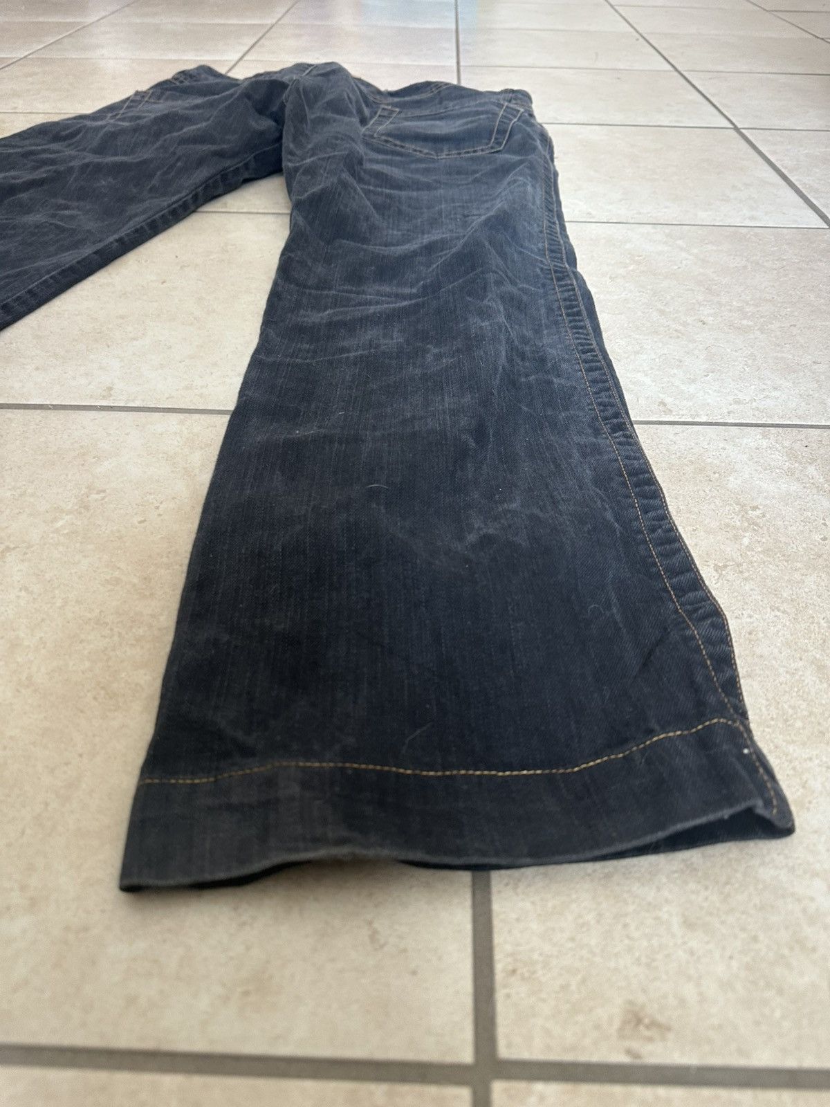 Jean Paul Gaultier VTG Jean’s Paul Gaultier Black Straight Leg Denim Jeans W36 Size US 36 / EU 52 - 8 Thumbnail